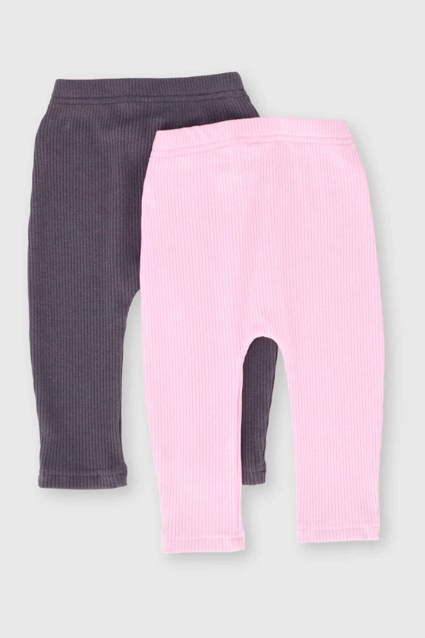 2 Pack Ribbed Leggin  - Light Pink - Image 2