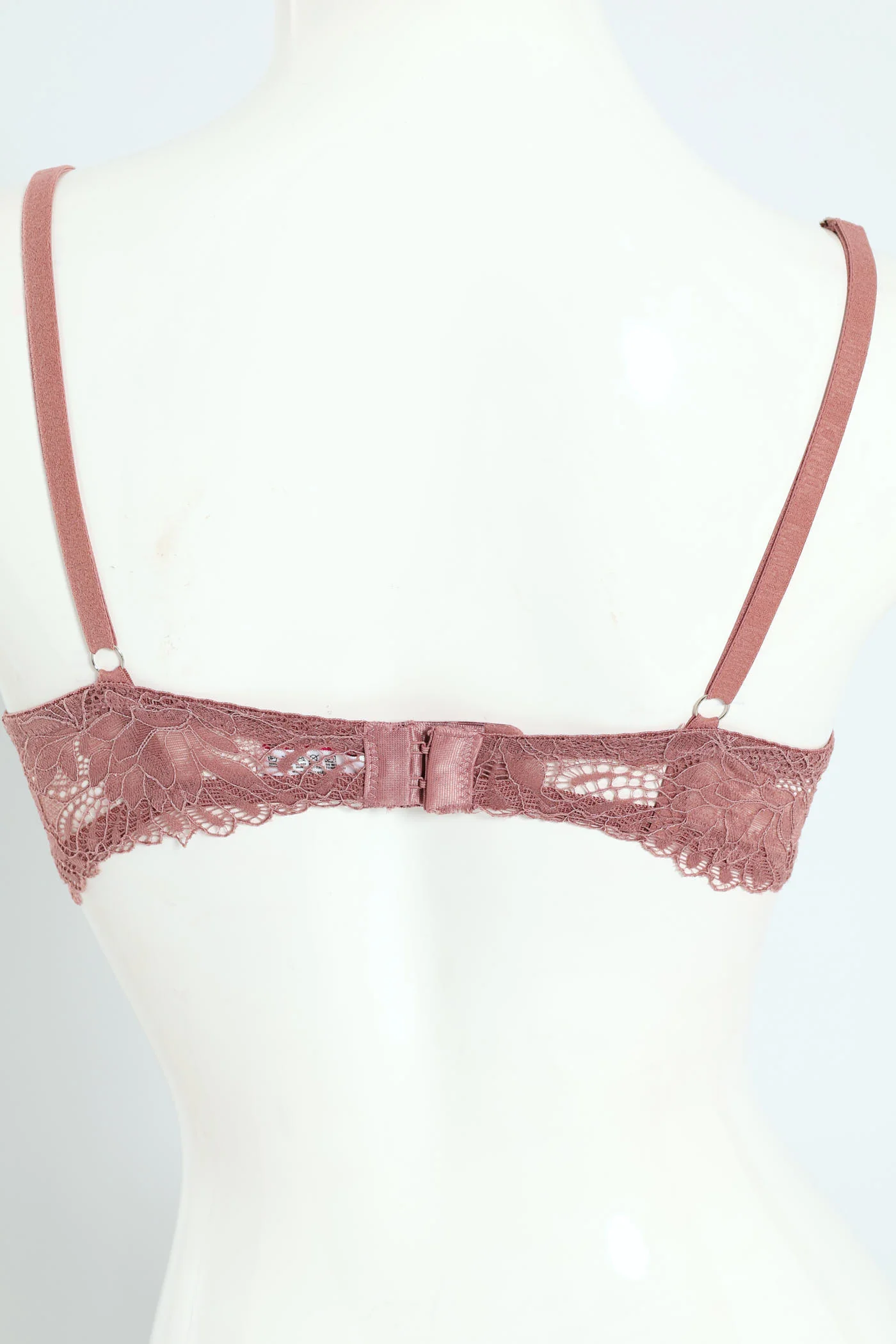 2 Pack Shiny Push Up Bra - Seashell/Coffee - Image 5