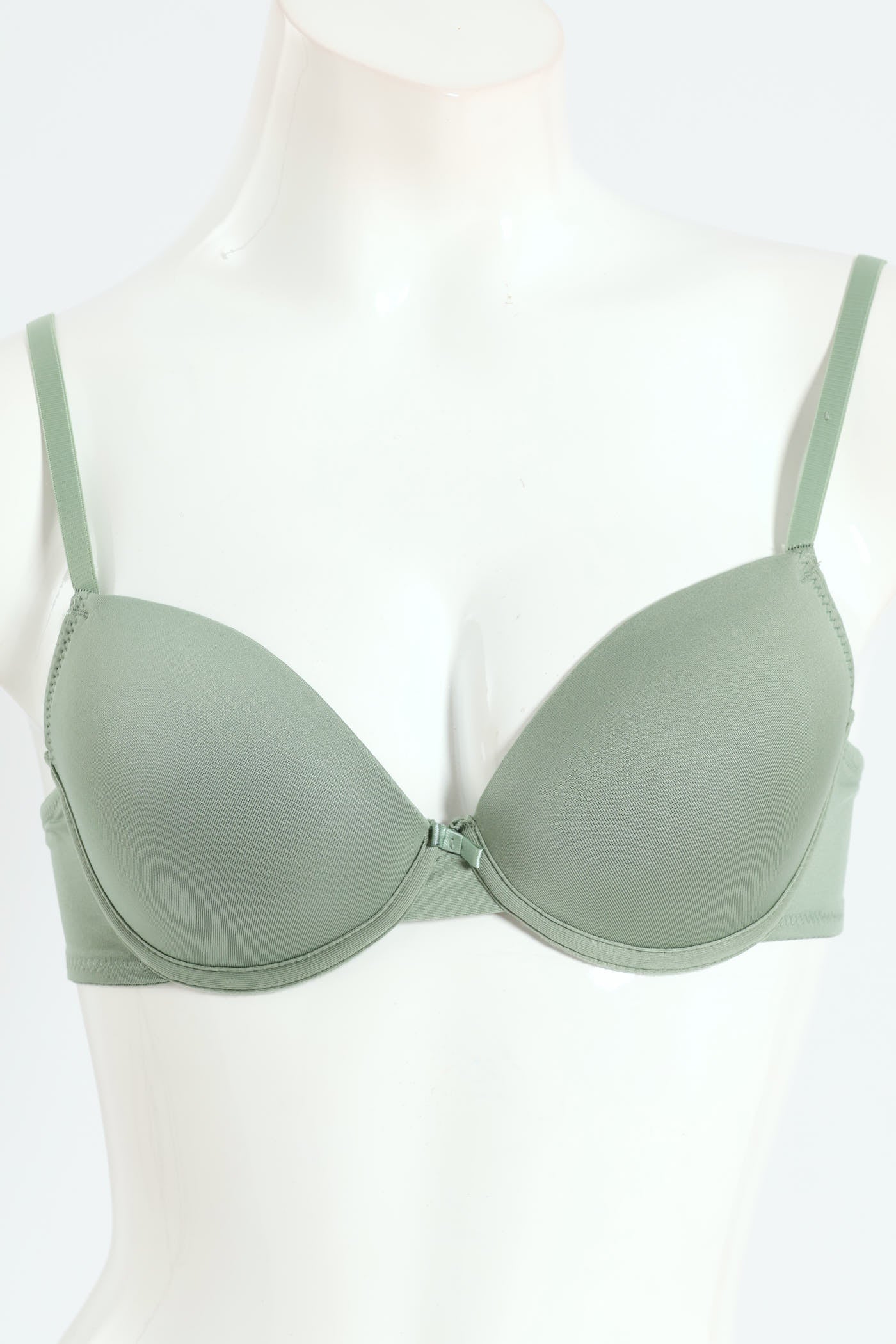 2 Pack T-Shirt Bra - Sage/Black - Image 2