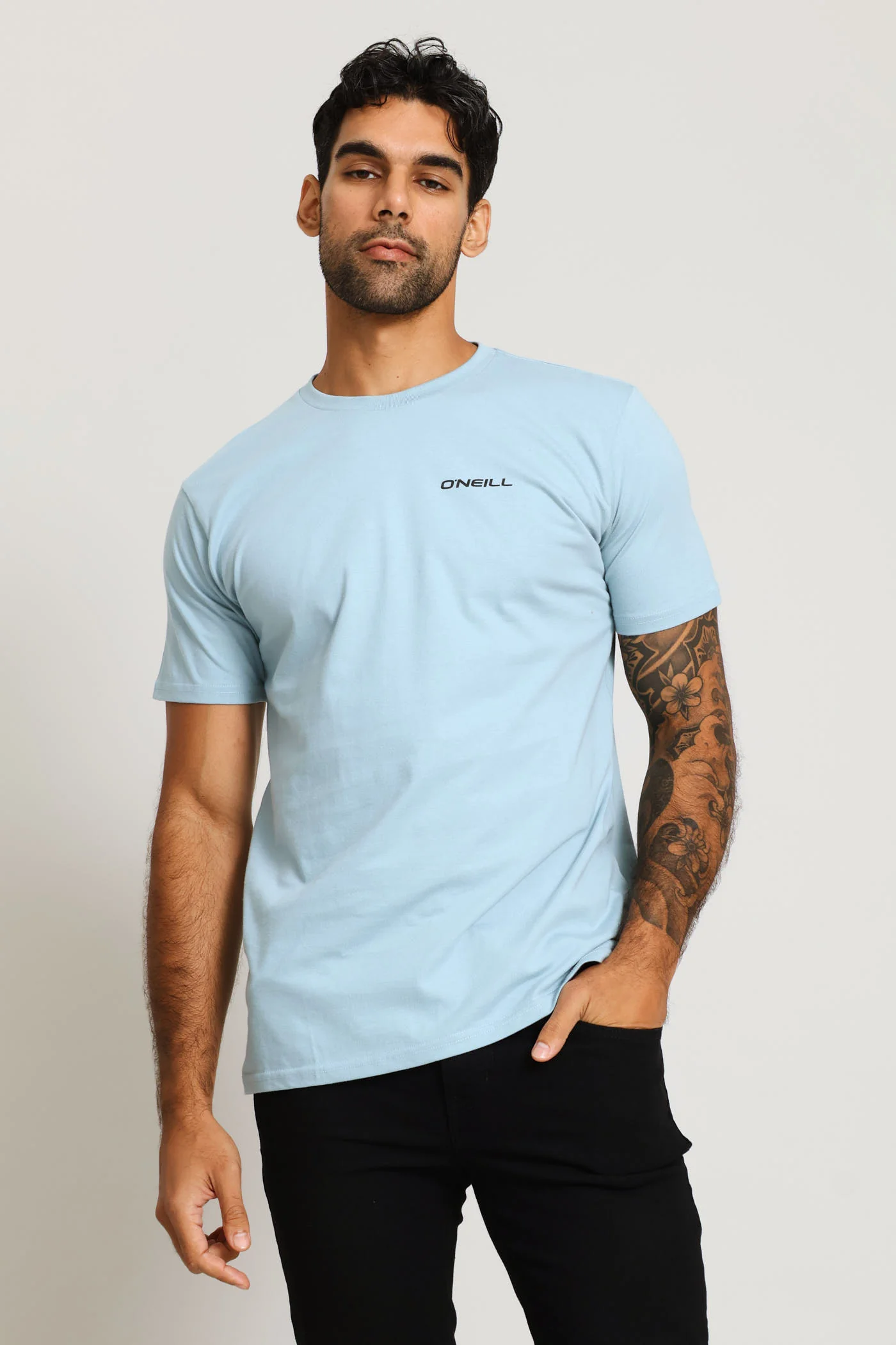 2 Pack Chest Print Tee - White/Blue - Image 2