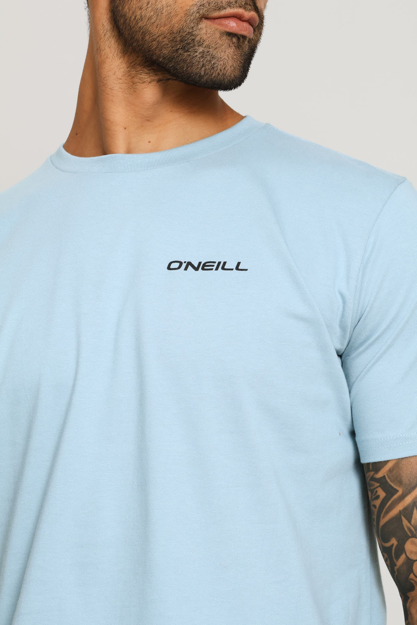 2 Pack Chest Print Tee - White/Blue - Image 9