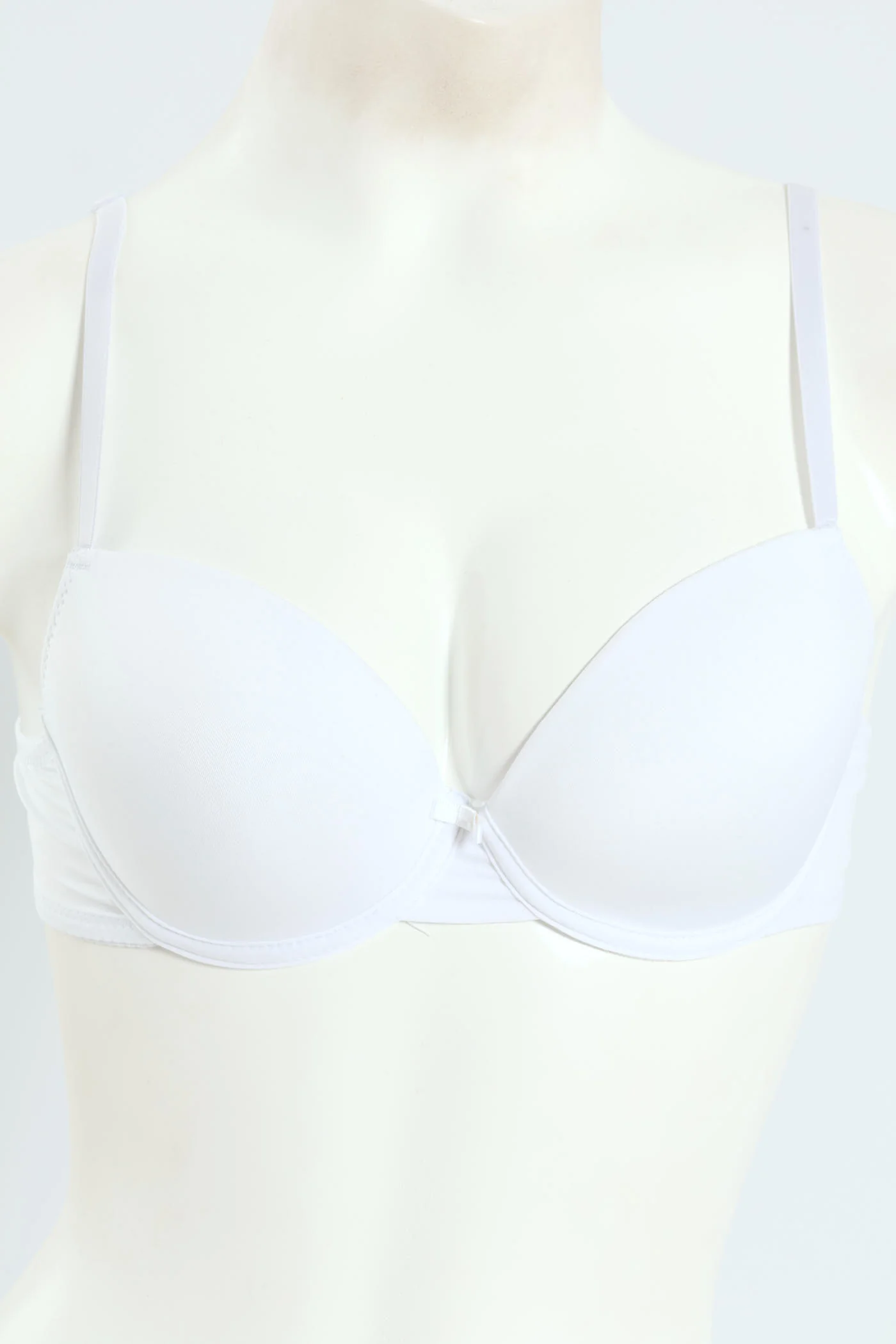 2 Pack Tshirt Bra - White/Navy - Image 8