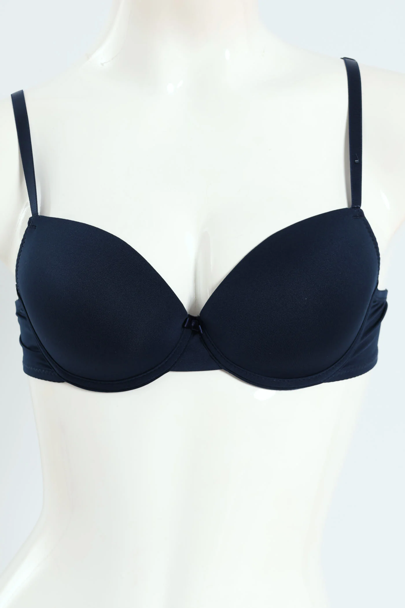 2 Pack Tshirt Bra - White/Navy - Image 9