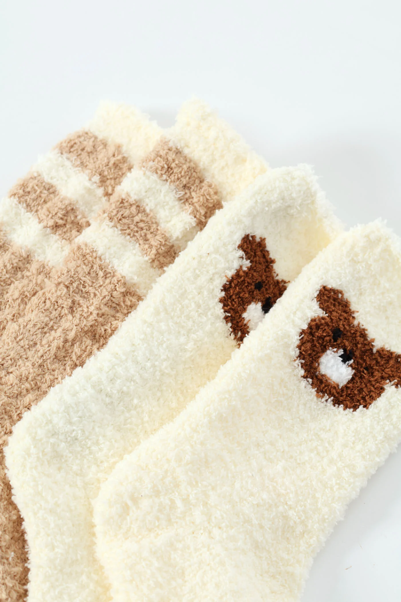 2 Pack Cosy Bear Socks - Image 2