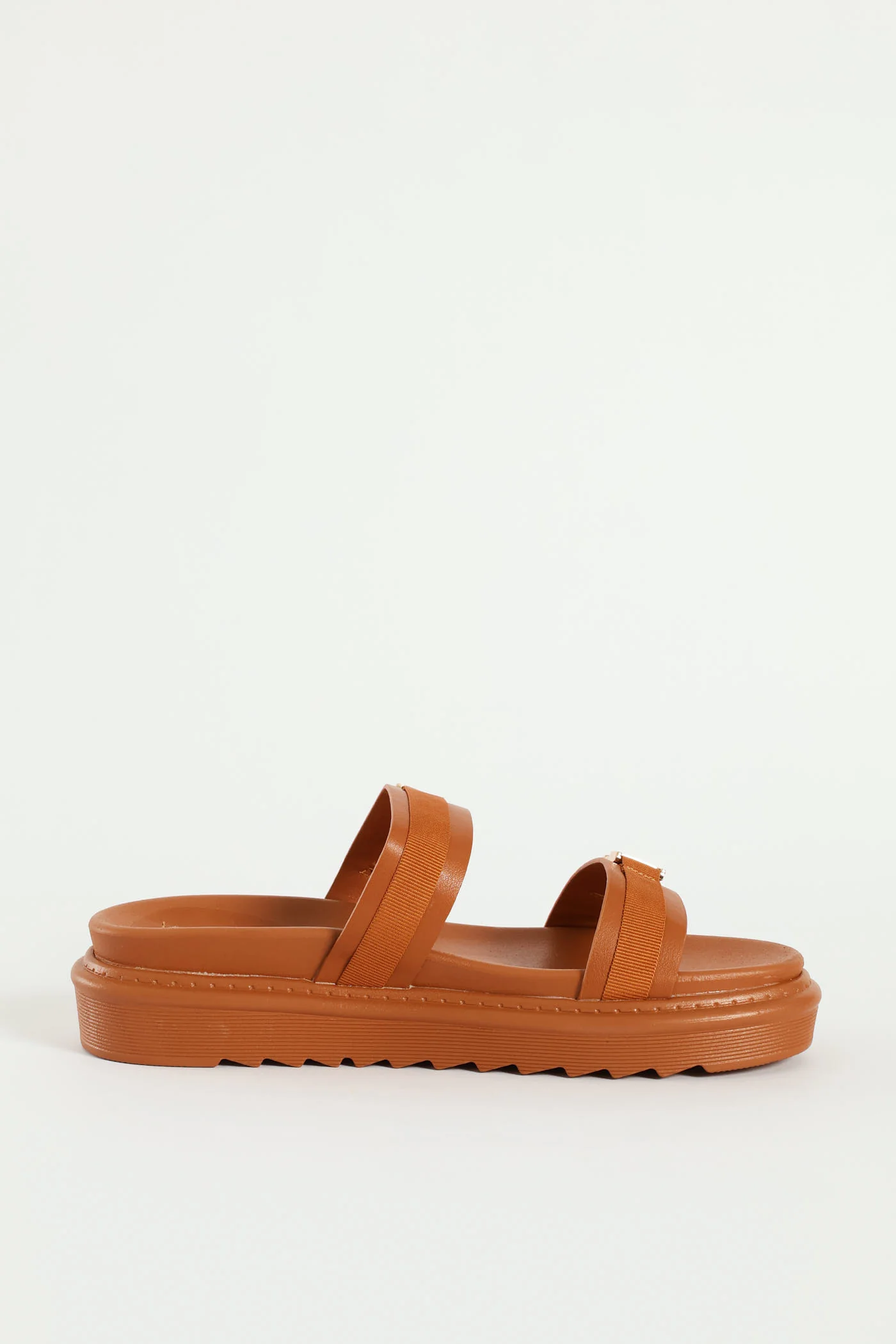 2 Strap Sandal - Tan - Image 3