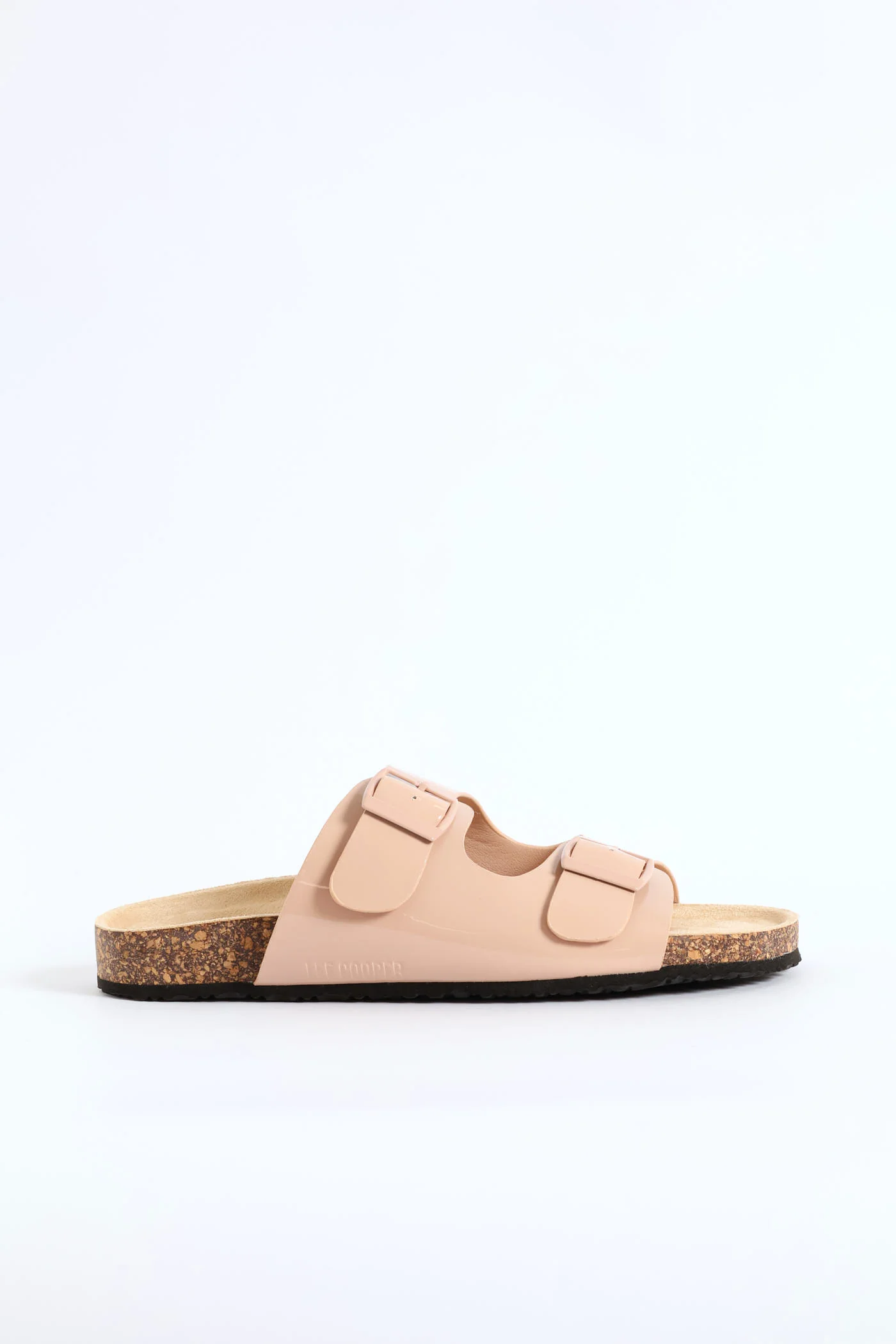 2 Strap Footbed Sandal - Beige - Image 3