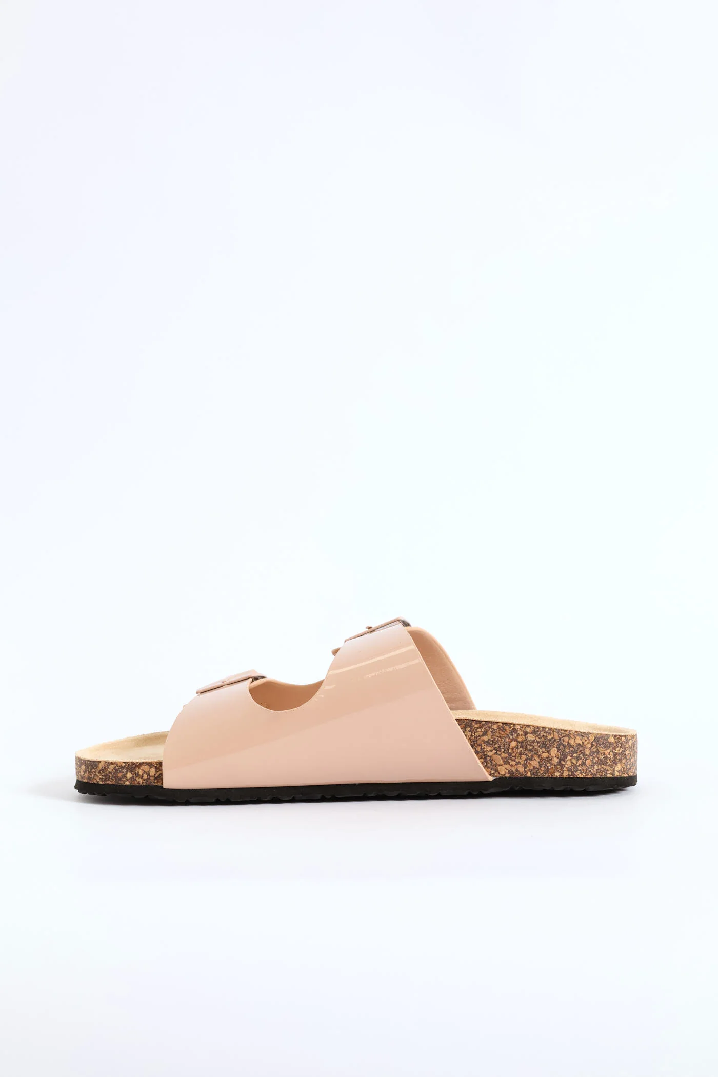 2 Strap Footbed Sandal - Beige - Image 4