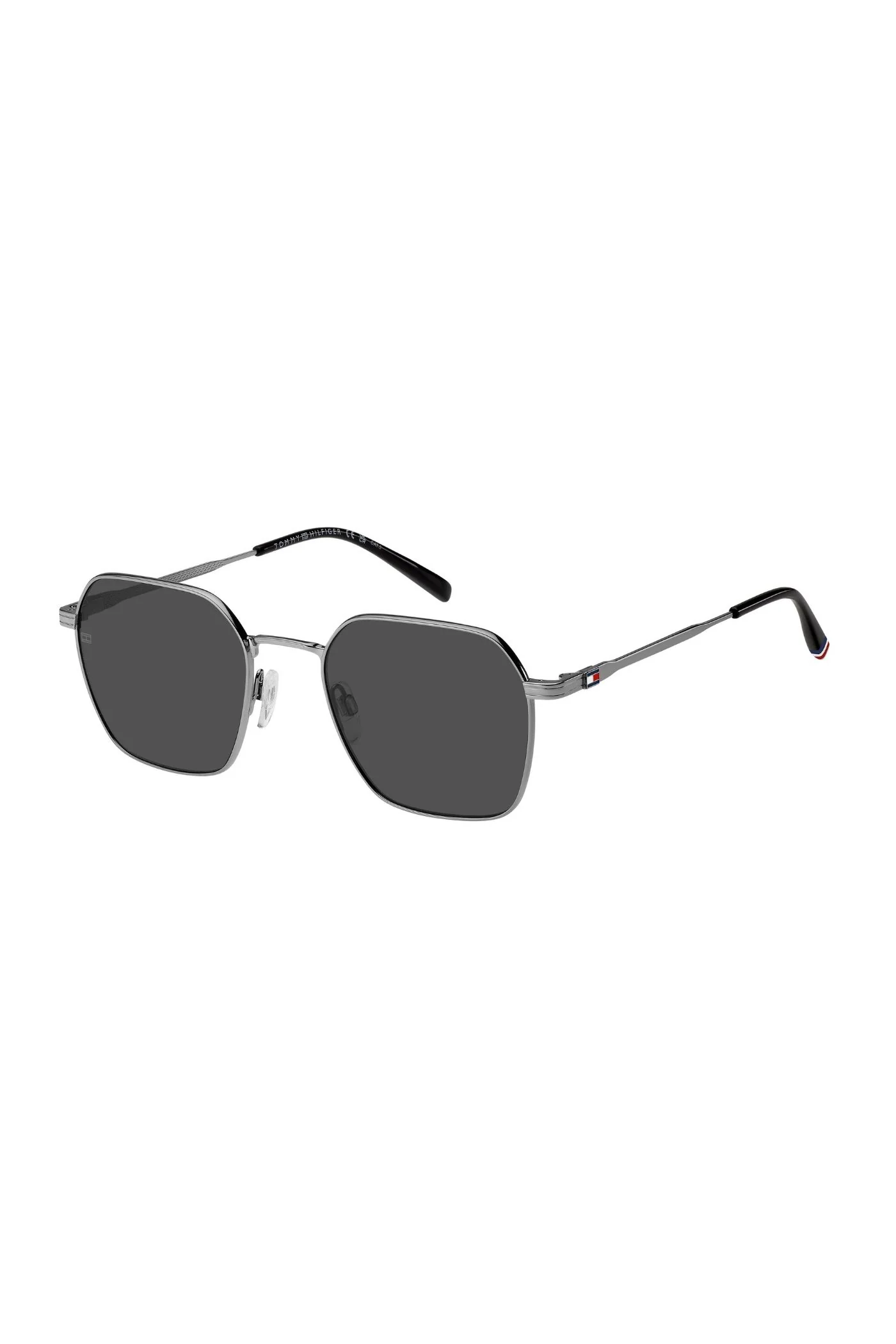 Metal Frame Sunglasses - Silver - Image 3