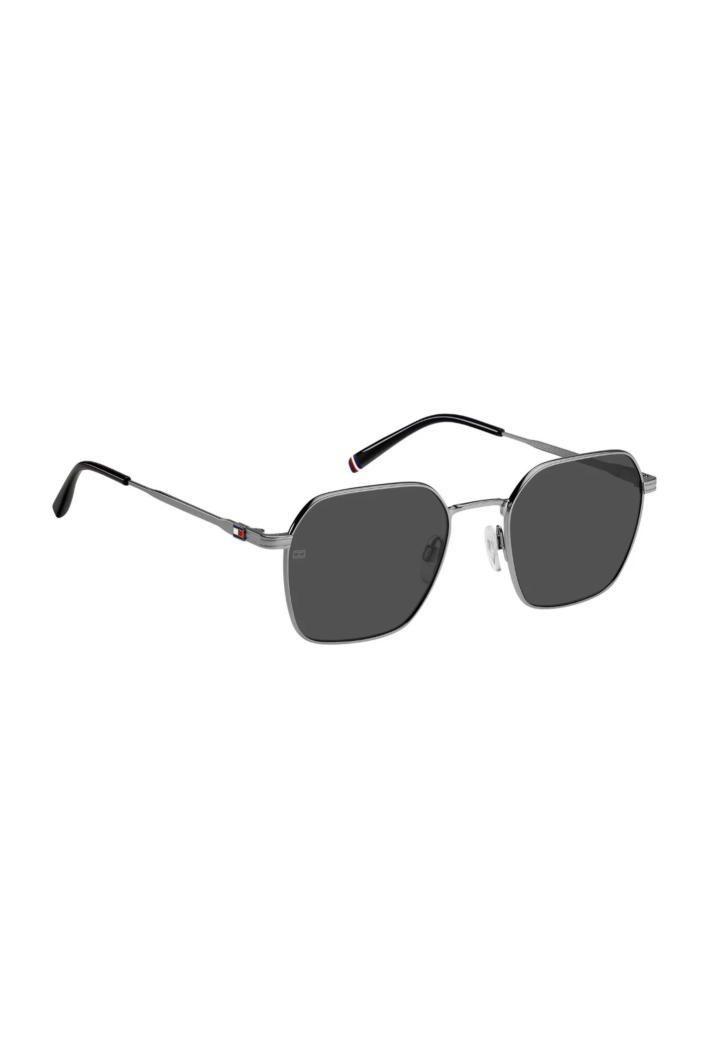 Metal Frame Sunglasses - Silver - Image 4