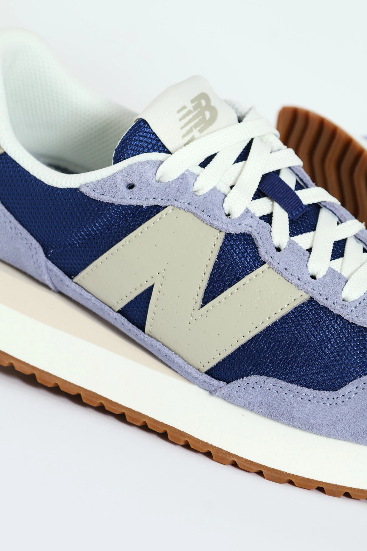 237 Foam Wedge Lace Up Sneaker - Blue - Image 3