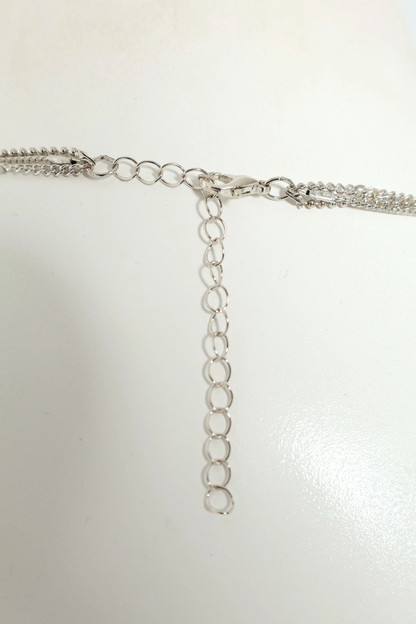 3 Layer Flat Disc Pendant - Silver - Image 3