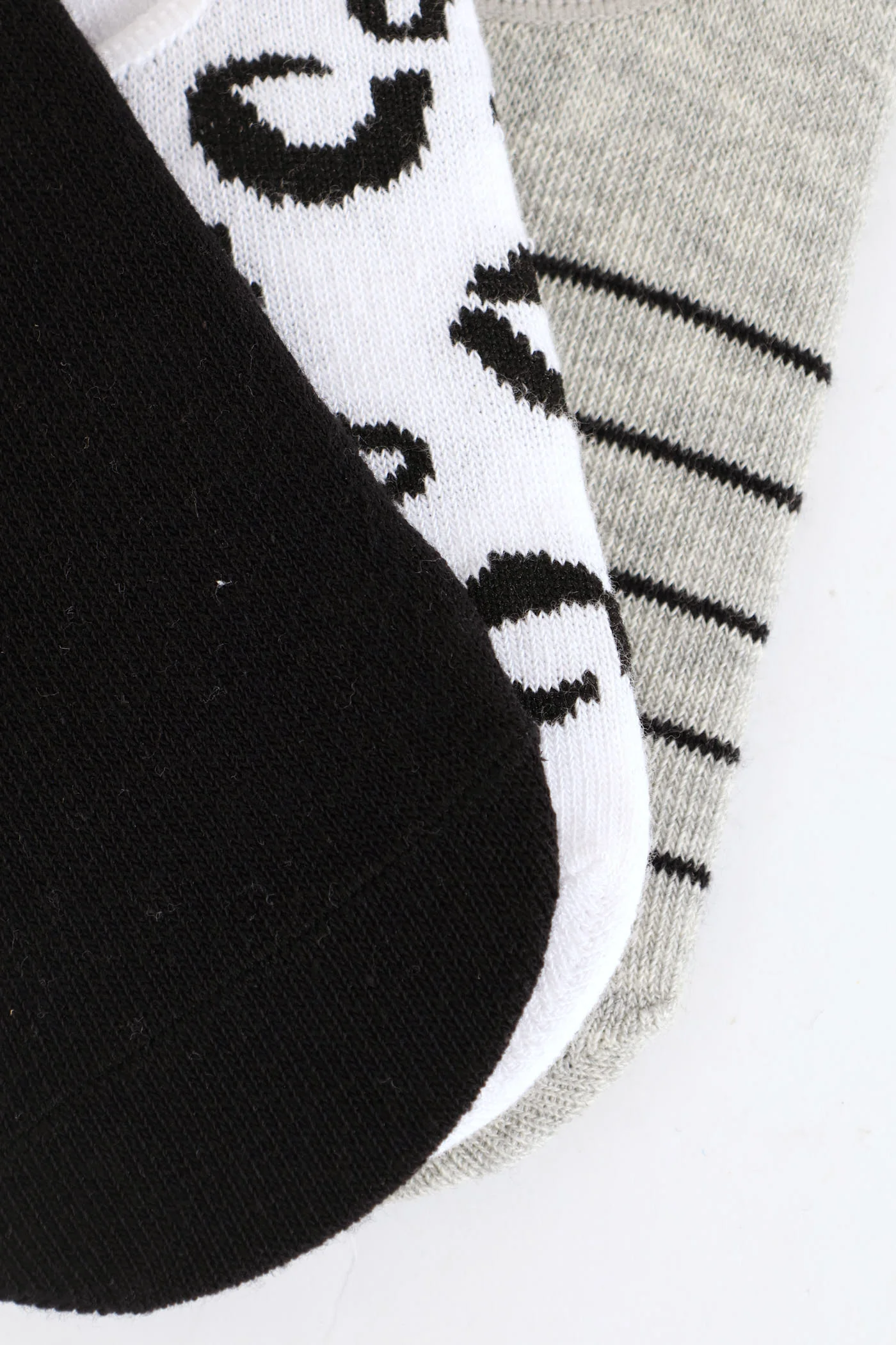 3 Pack Animal Print Secret Socks - Multi - Image 2
