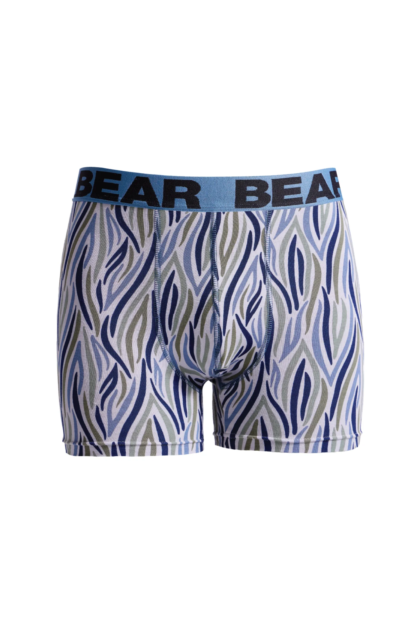 3 Pack Bear Organic Boxer Shorts - Indigo/Sage - Image 5