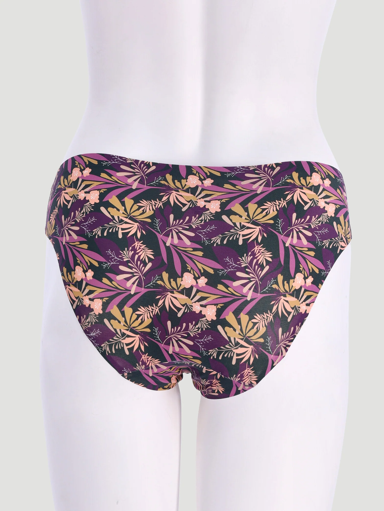 3 Pack Bikini Panties - Floral/Lilac/Purple - Image 3