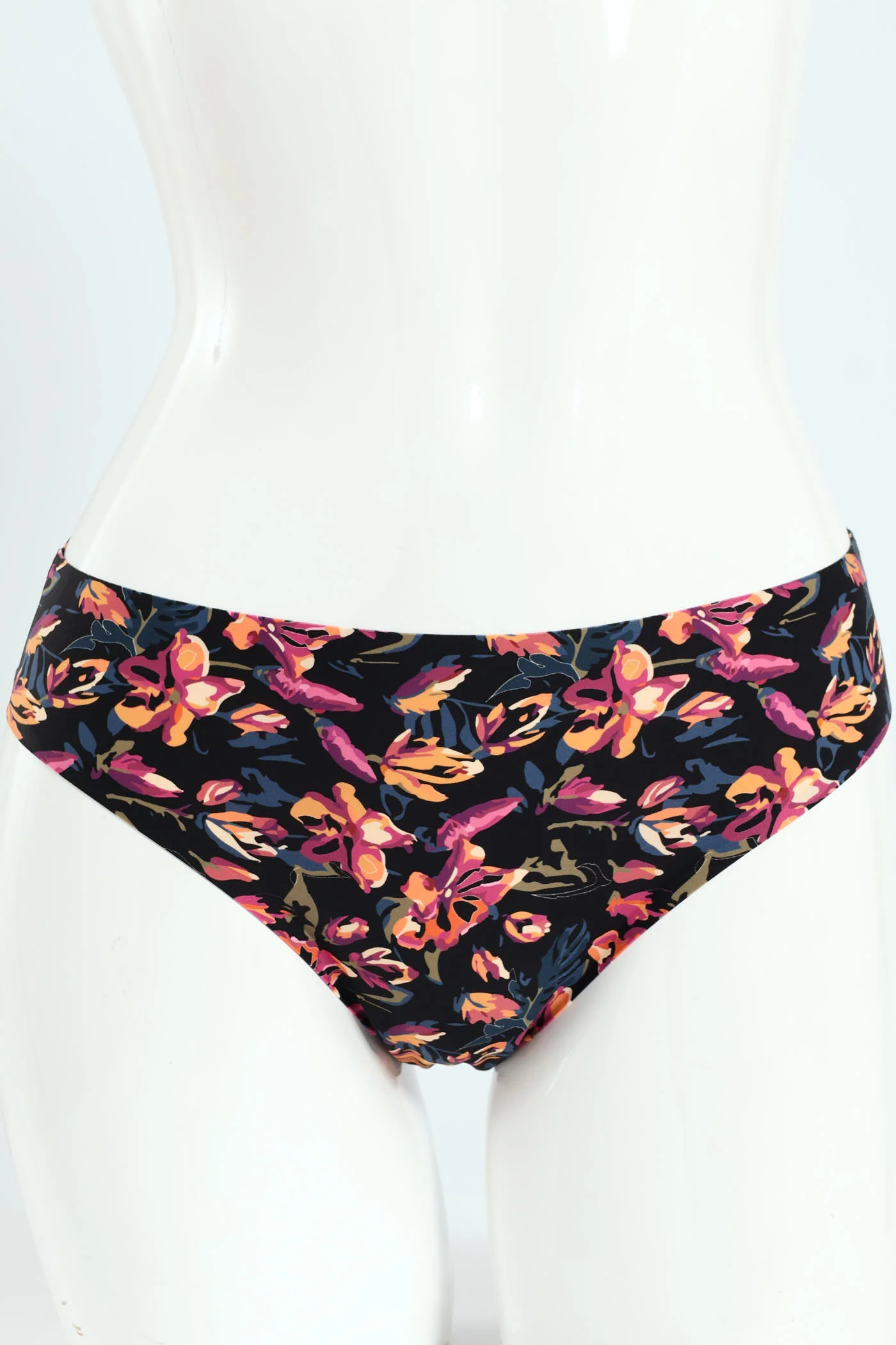 3 Pack Bikini Panties - Floral/Peach/Black - Image 2