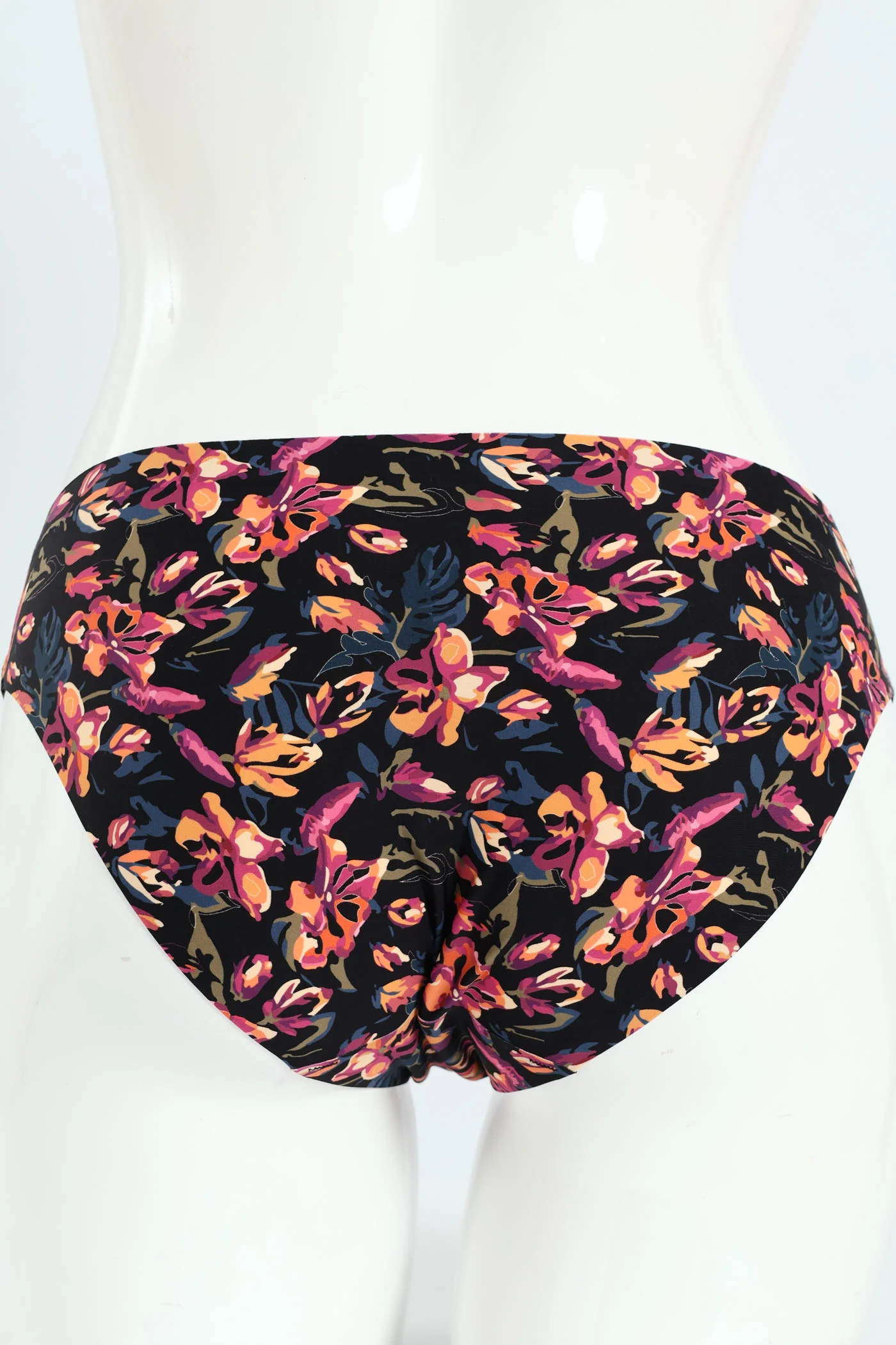 3 Pack Bikini Panties - Floral/Peach/Black - Image 5