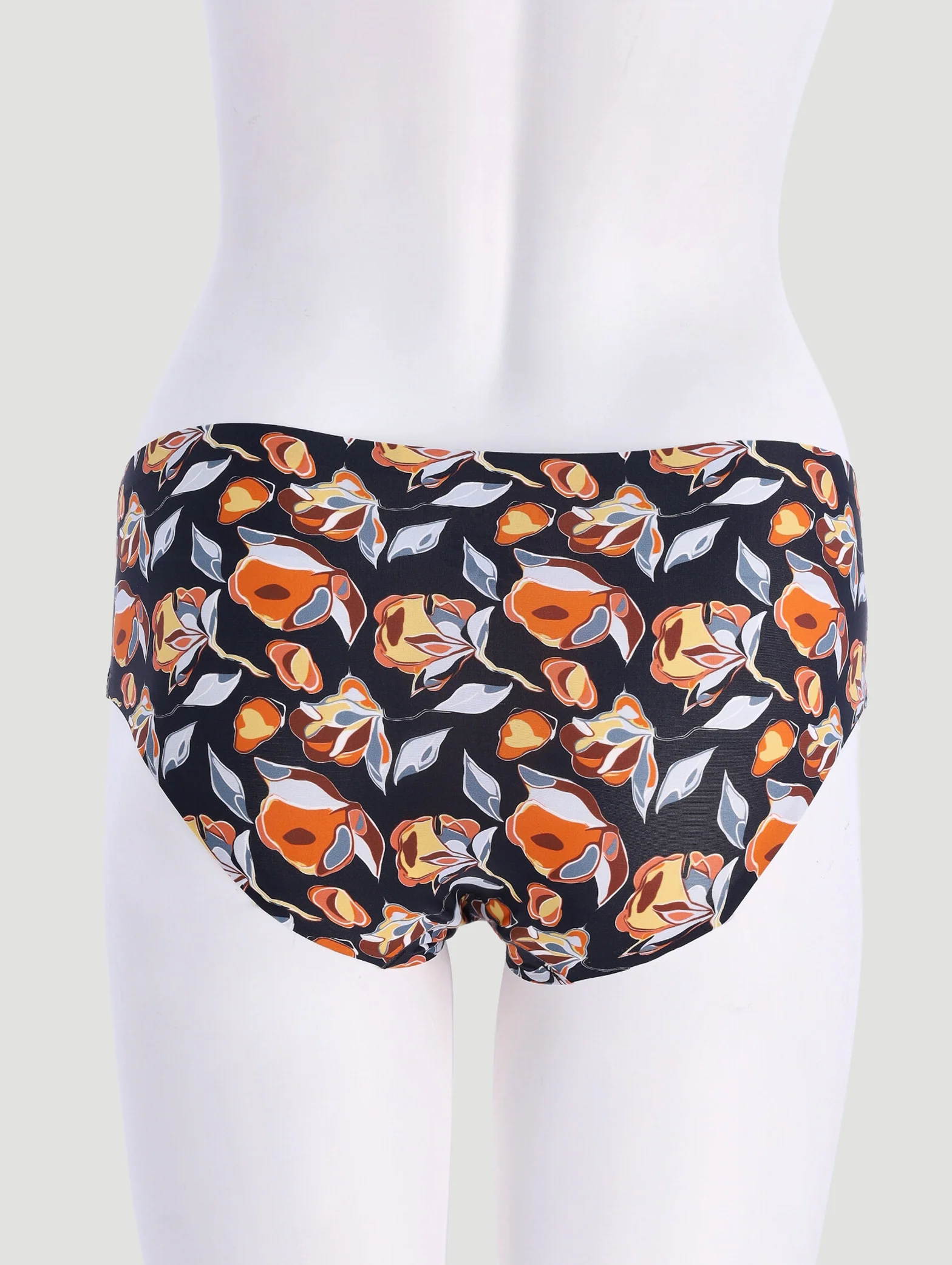 3 Pack Boyleg Panties - Floral/Gray/Blue - Image 7