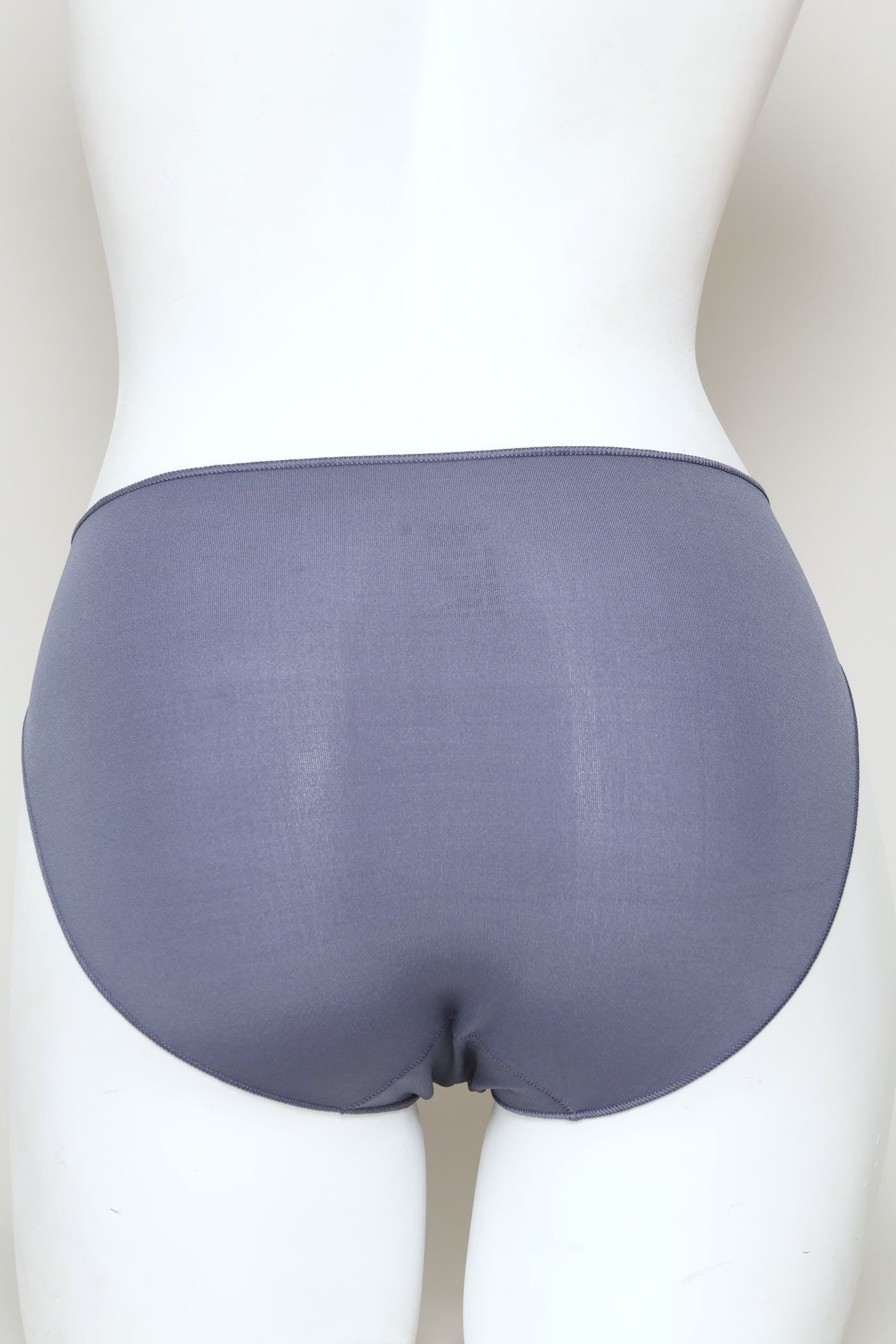 3 Pack Classic Plain Hi-Cut Panties - Oatmeal/Grey/Black - Image 3