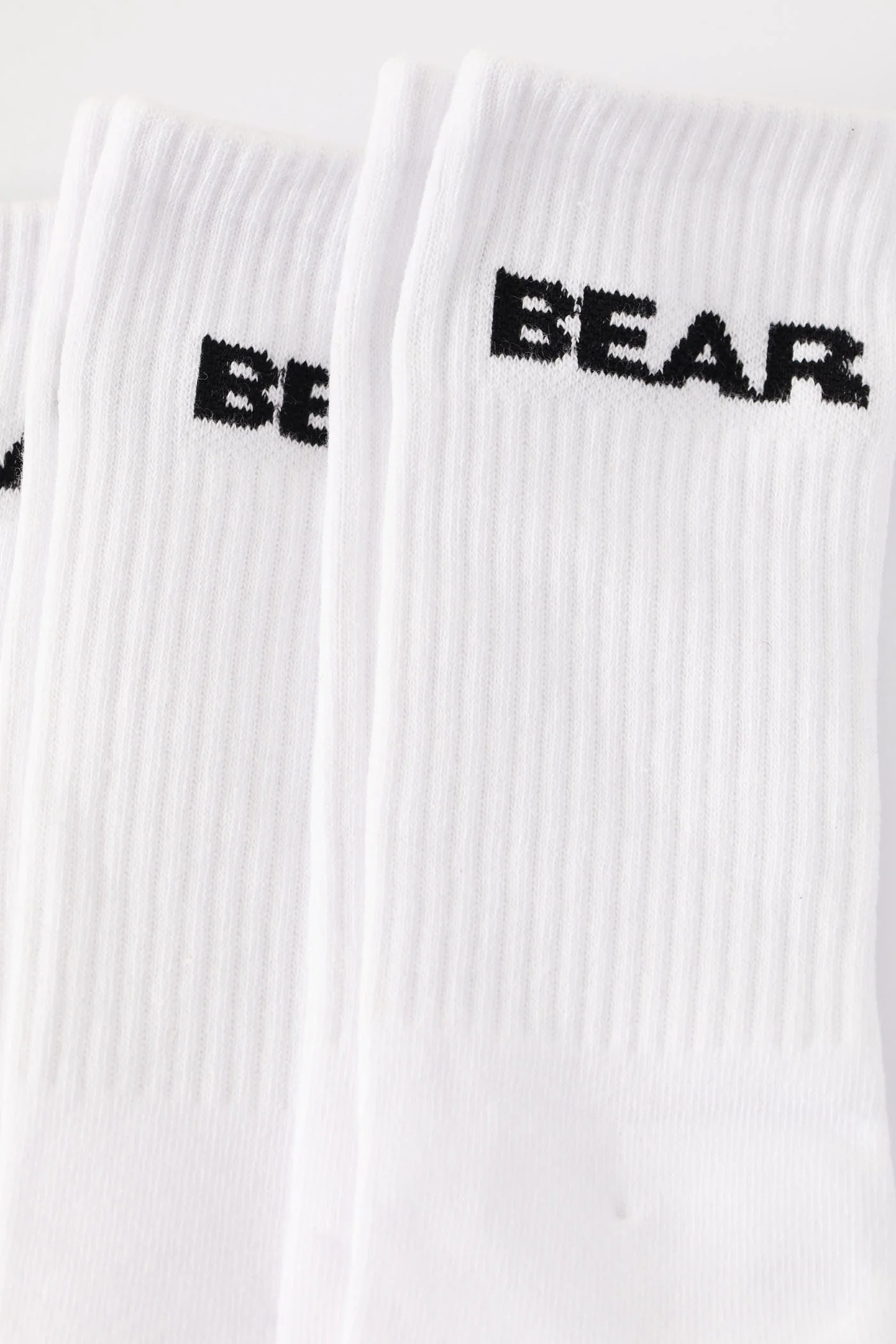 3 Pack Crew Cut Socks - White - Image 3