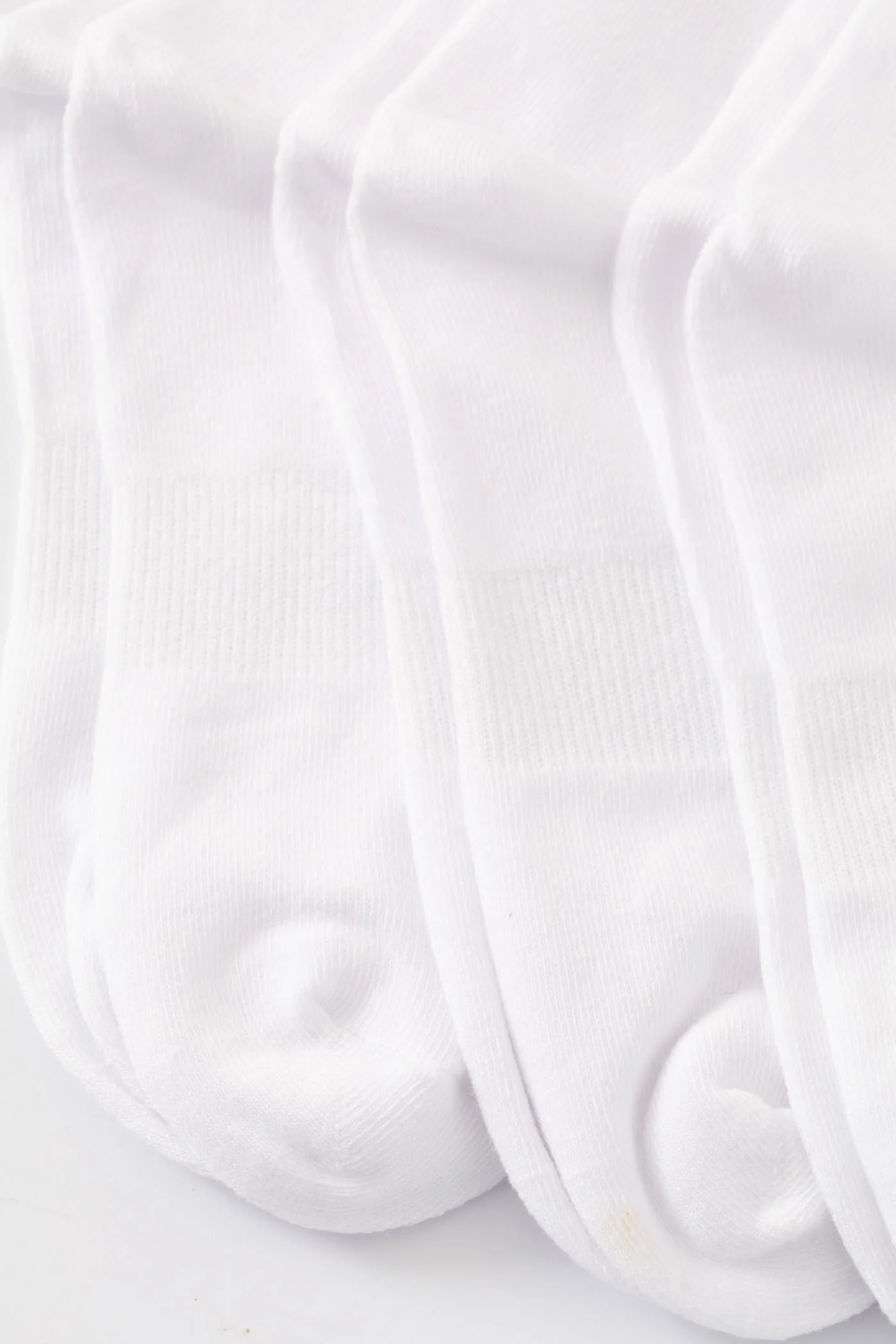 3 Pack Crew Cut Socks - White - Image 5