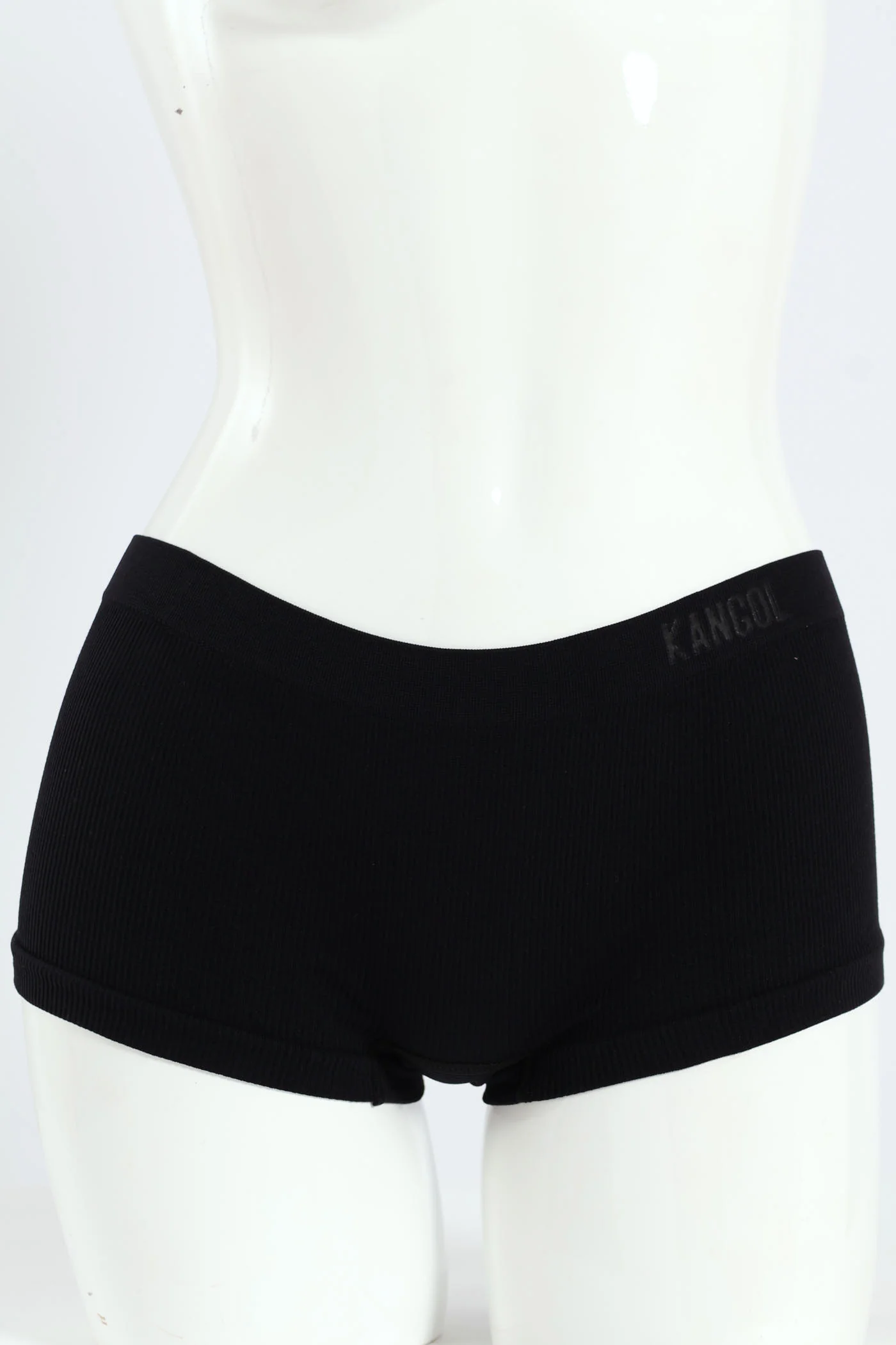 3 Pack Fashion Seamless Boyleg Panties - Teal/Black/Silver - Image 3