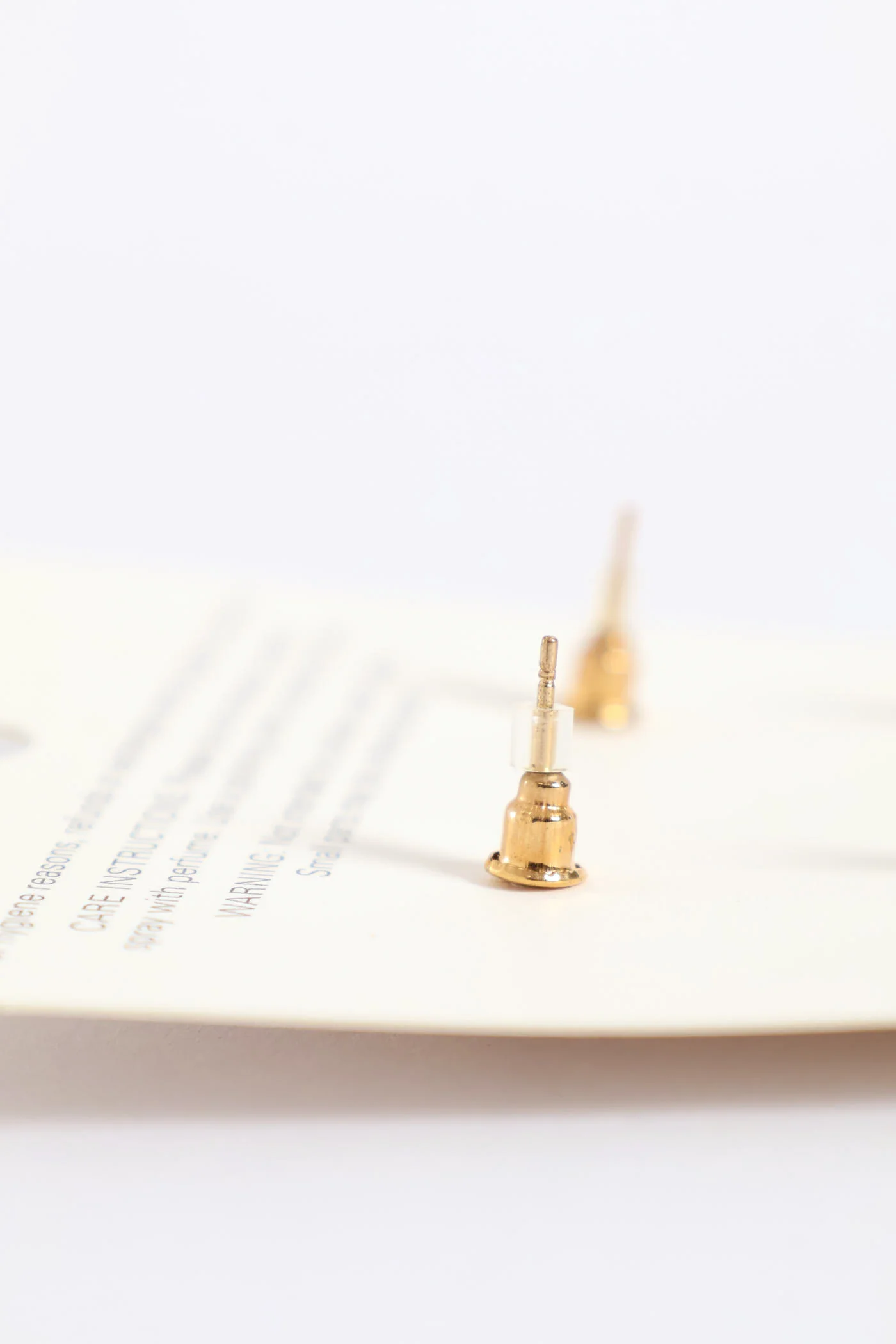 3 Pack Floral Stud Earrings - Gold - Image 4