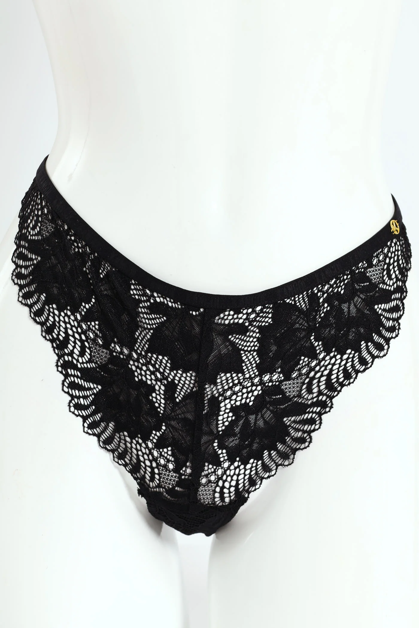 3 Pack Galloon Lace Brazilian Panties - Red/Black/Milk - Image 3