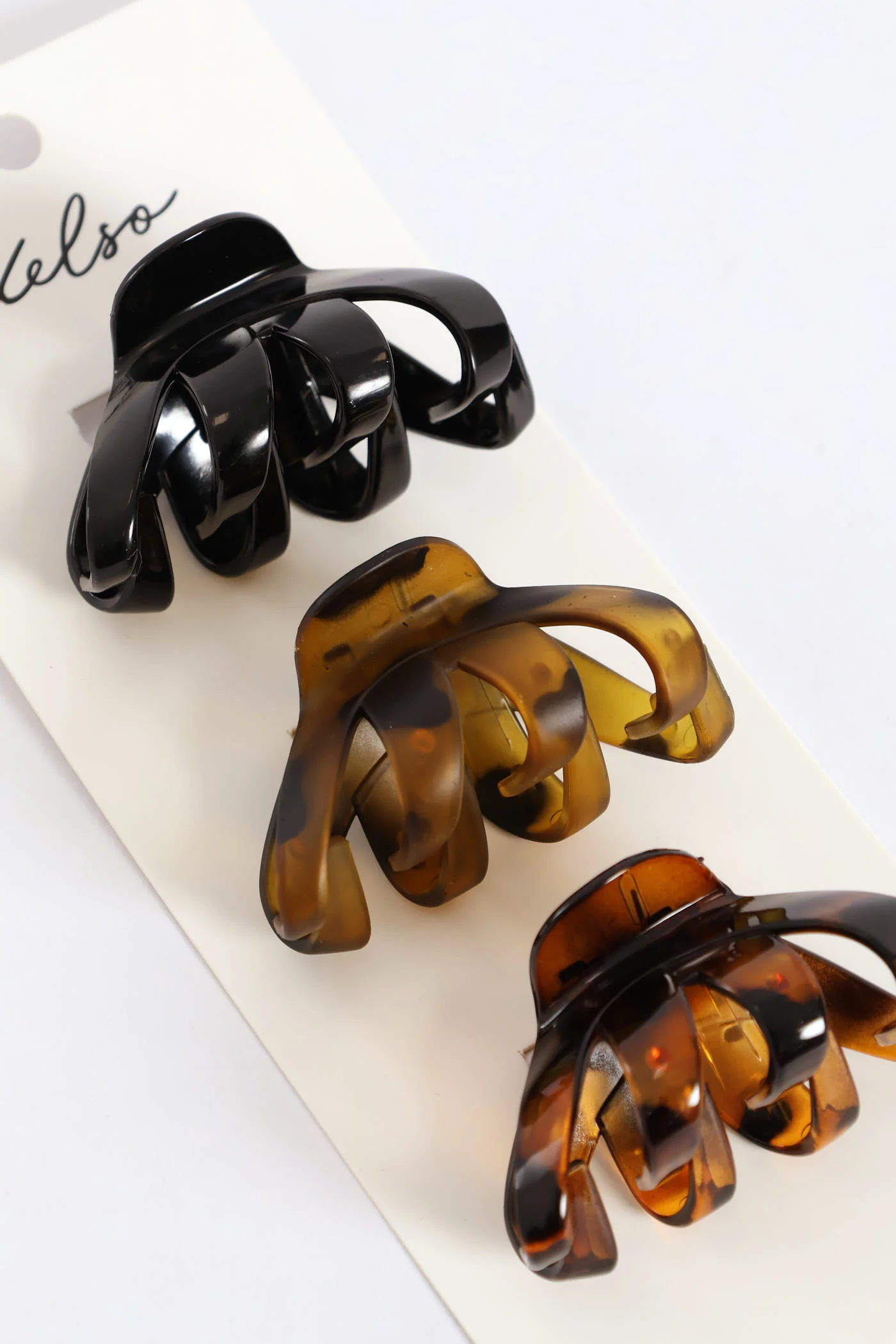 3 Pack Hair Grip - Brown - Image 3