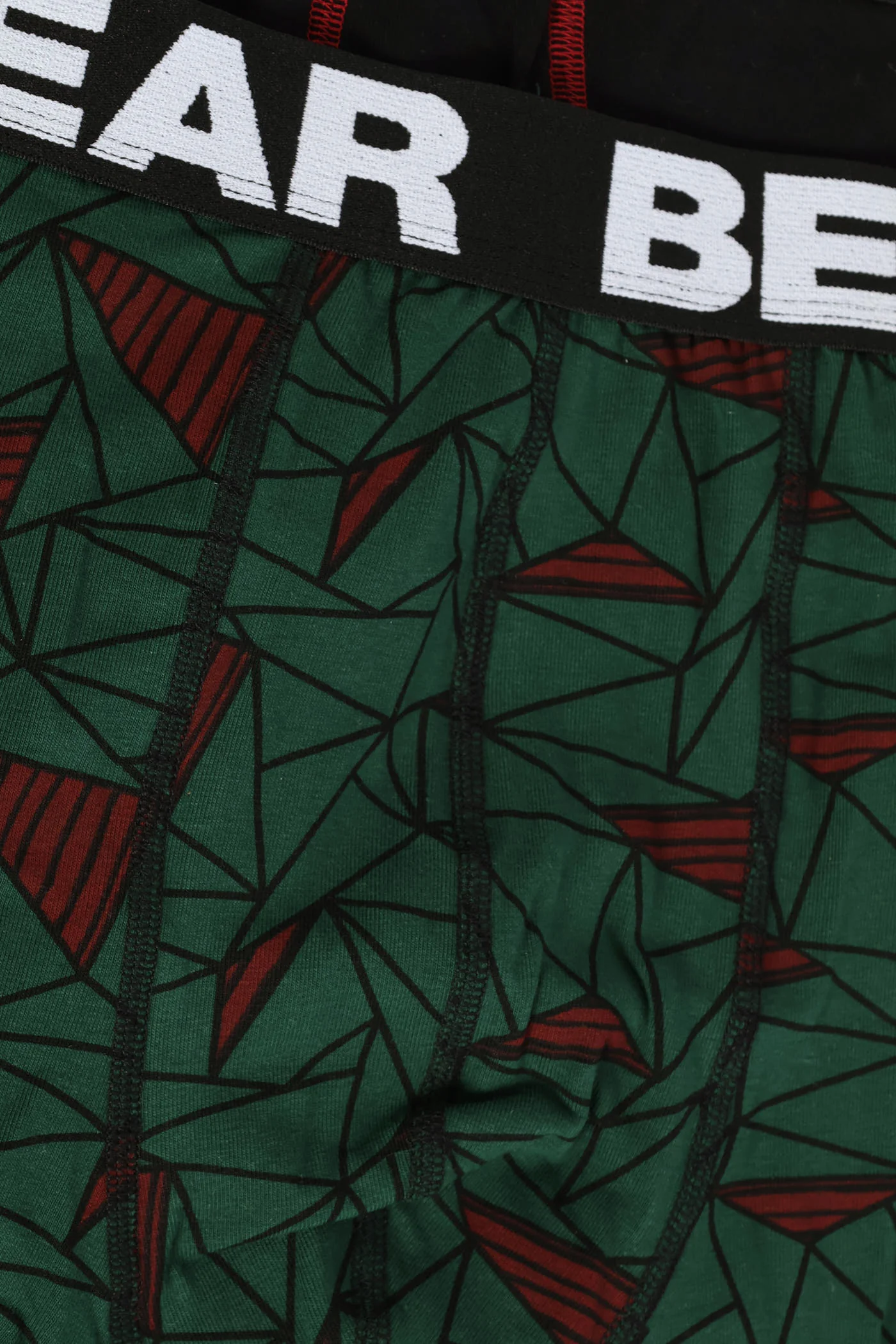 3 Pack Kite Print Bodyshorts - Green/Black/Red - Image 3