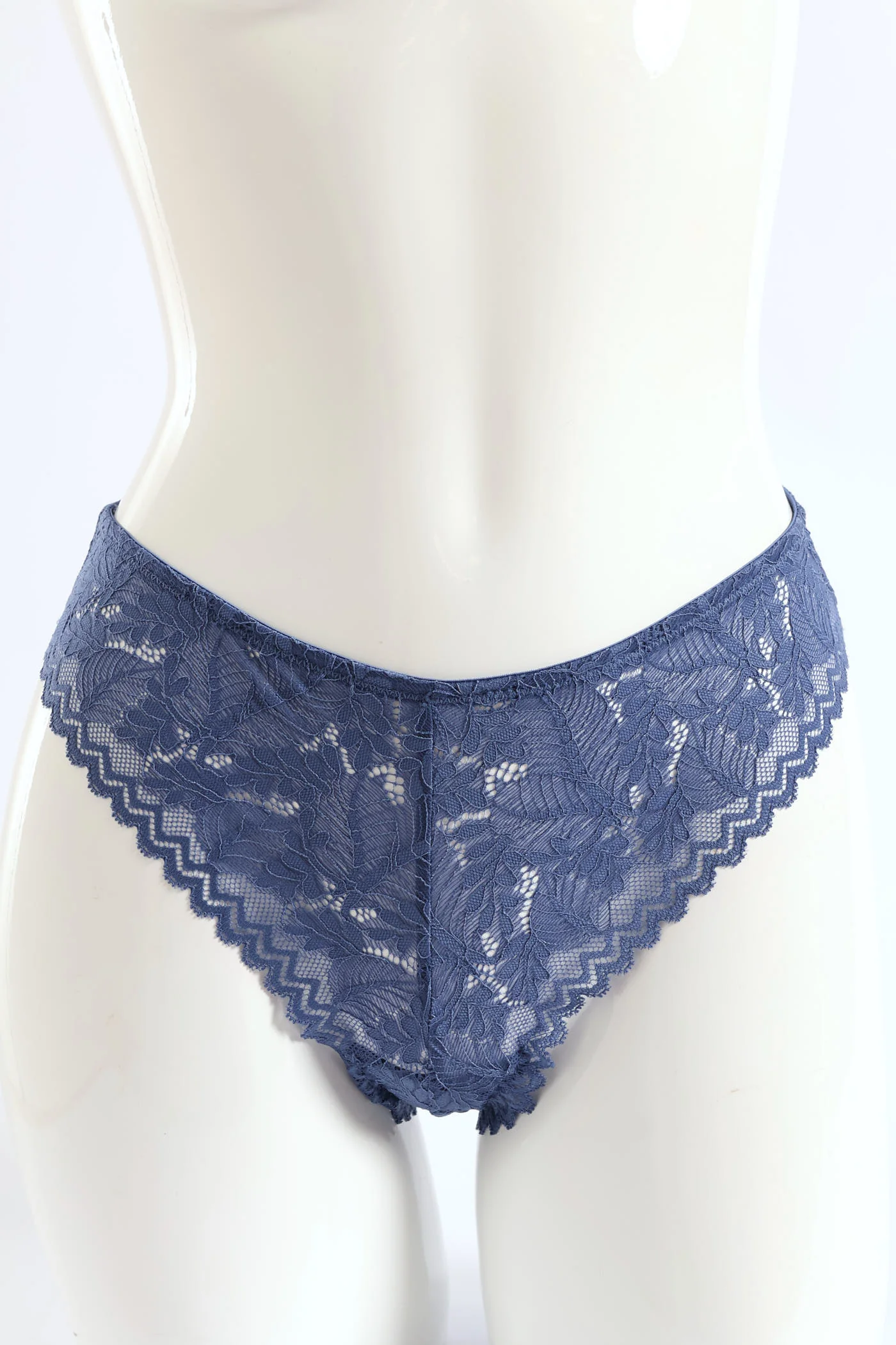 3 Pack Lace Brazilian Panties - Rose/Coastal/Fudge - Image 3