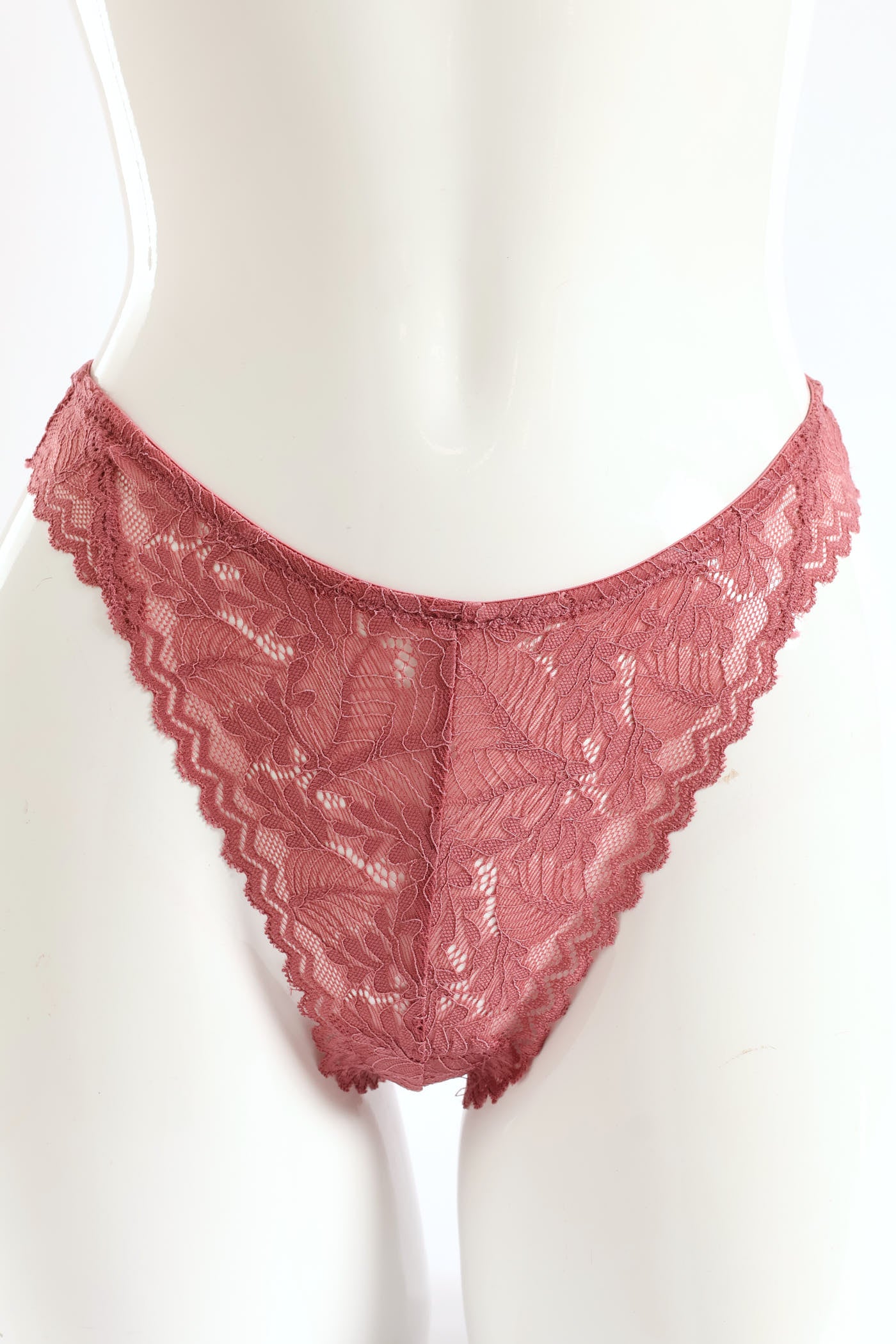 3 Pack Lace G-String Panties - Green/Pink/Black - Image 3