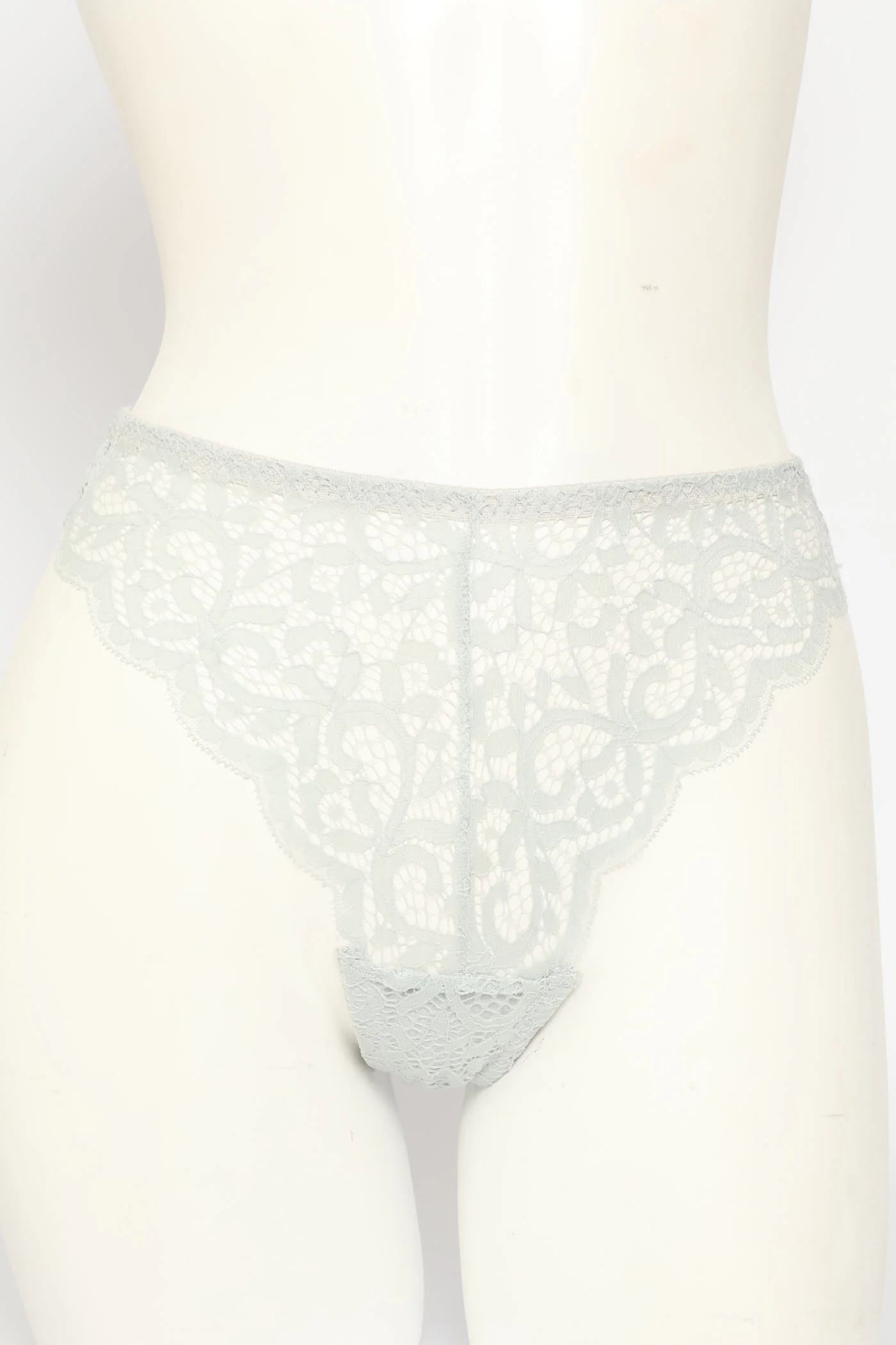 3 Pack Lace Thong Panties - Teal/Stone/Seafoam - Image 4