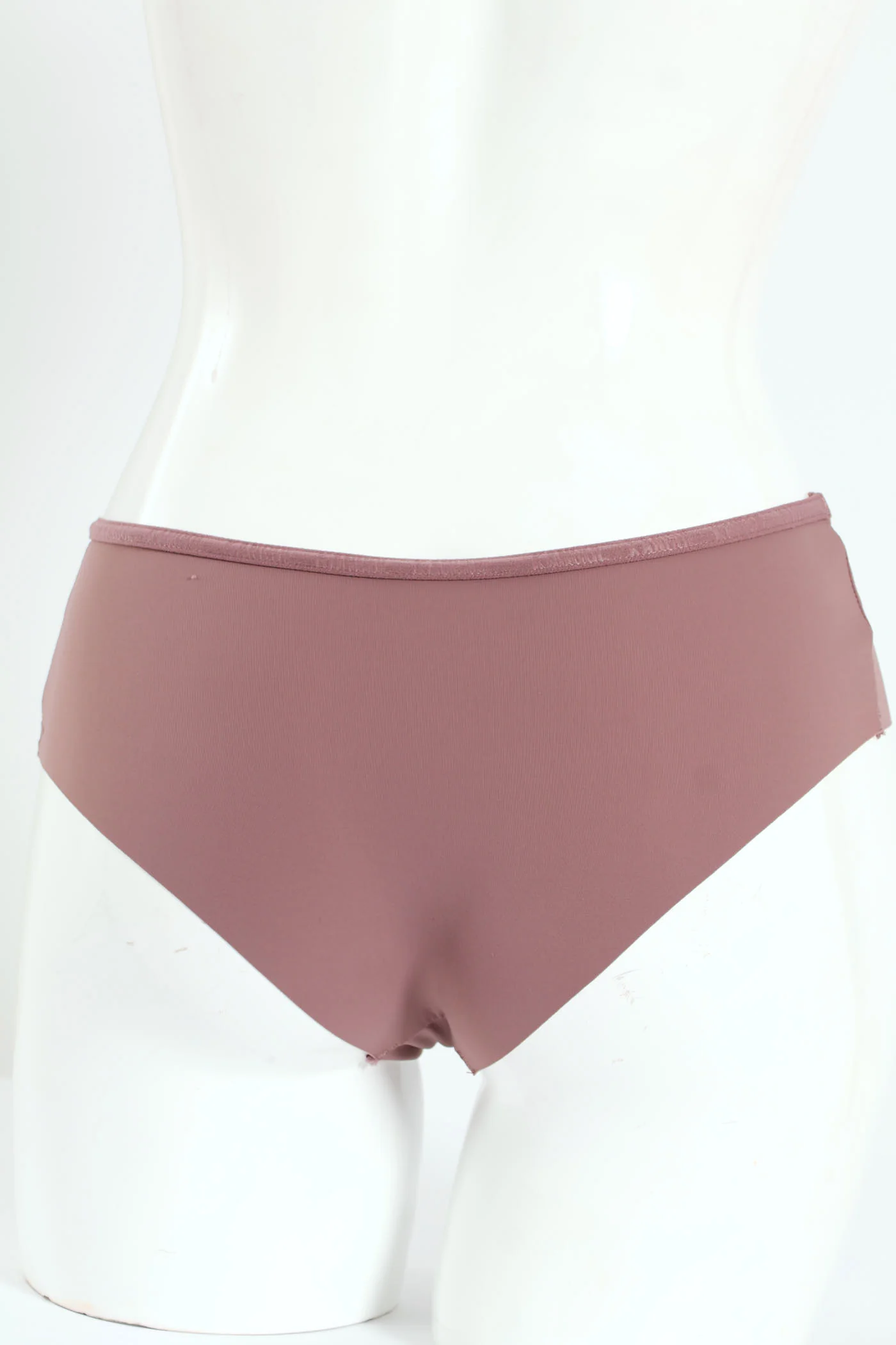 3 Pack Lazer Cut Boyleg Panties - Mocha/Pink/Off White - Image 2