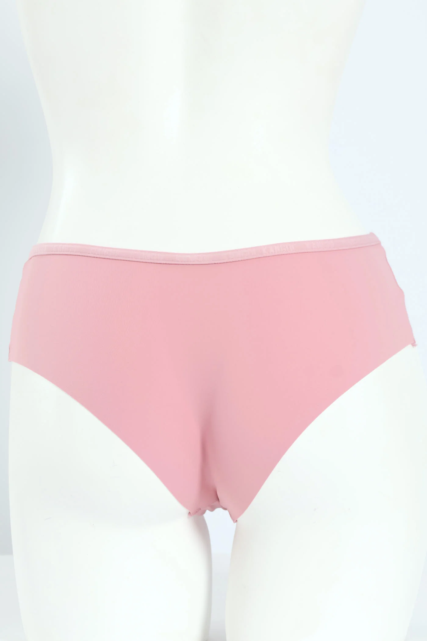 3 Pack Lazer Cut Boyleg Panties - Mocha/Pink/Off White - Image 5
