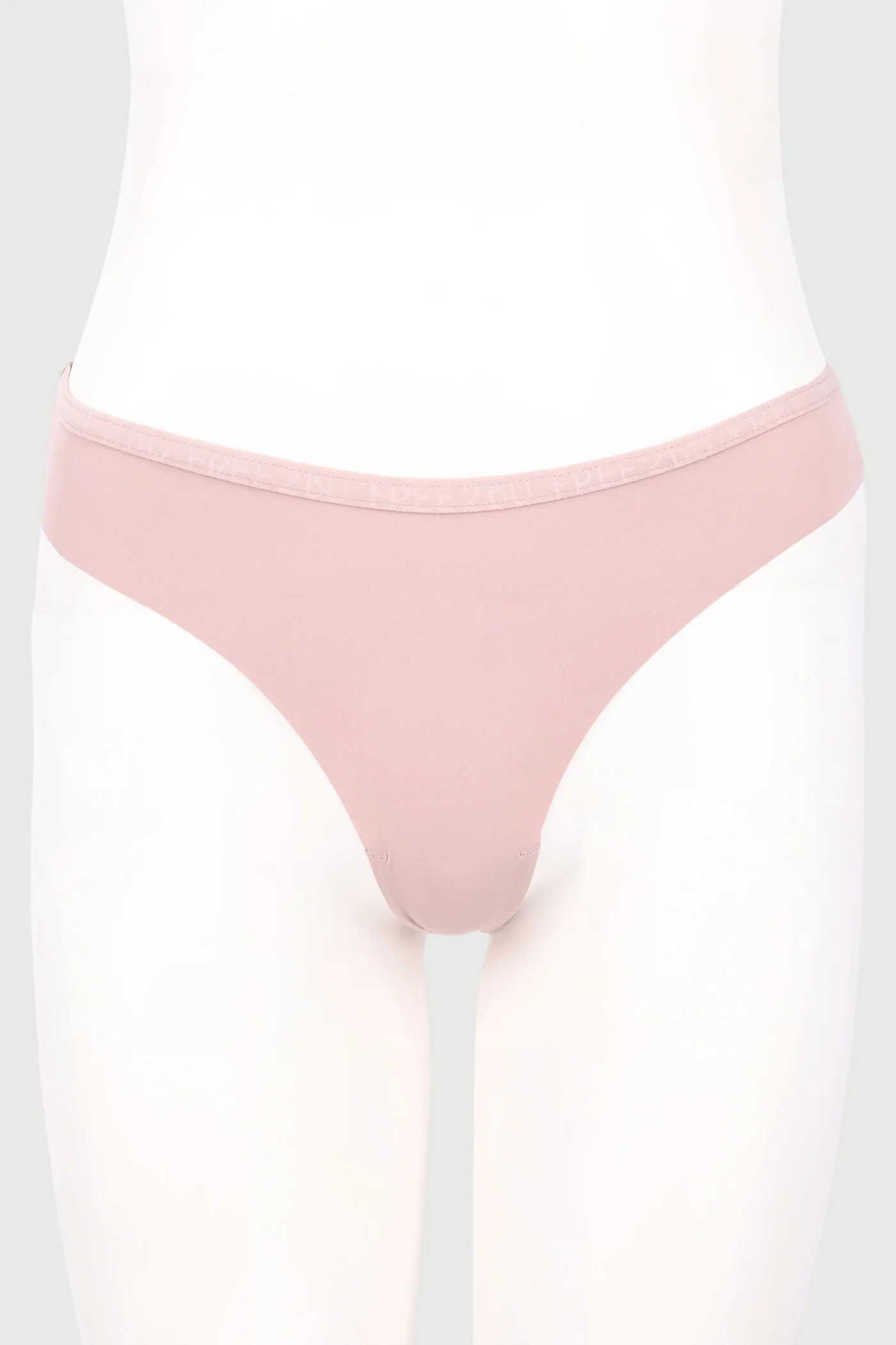 3 Pack Lazercut Thong Panties - Mocha/Black/White - Image 2