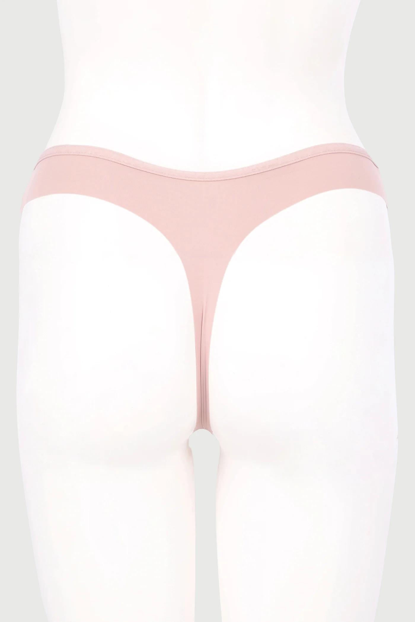 3 Pack Lazercut Thong Panties - Mocha/Black/White - Image 3
