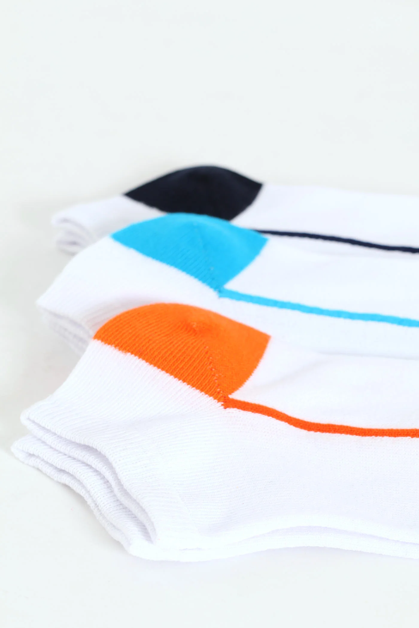 3 Pack Lowcut Socks - White - Image 2