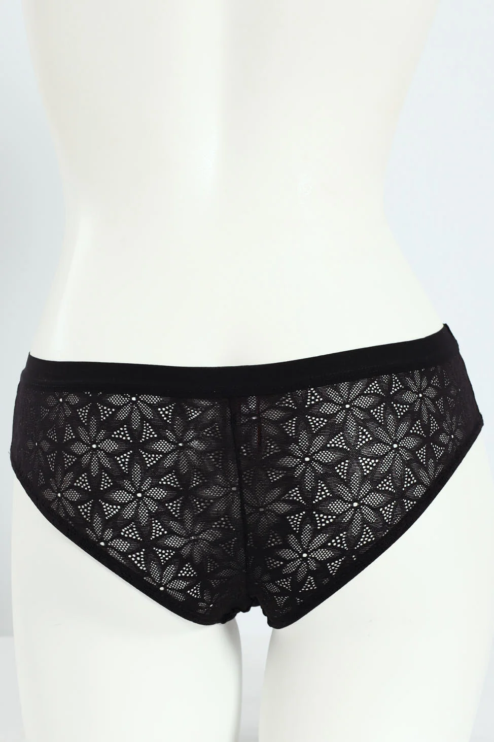 3 Pack Microfibre & Lace Low Rise Boyleg Panties - Image 2