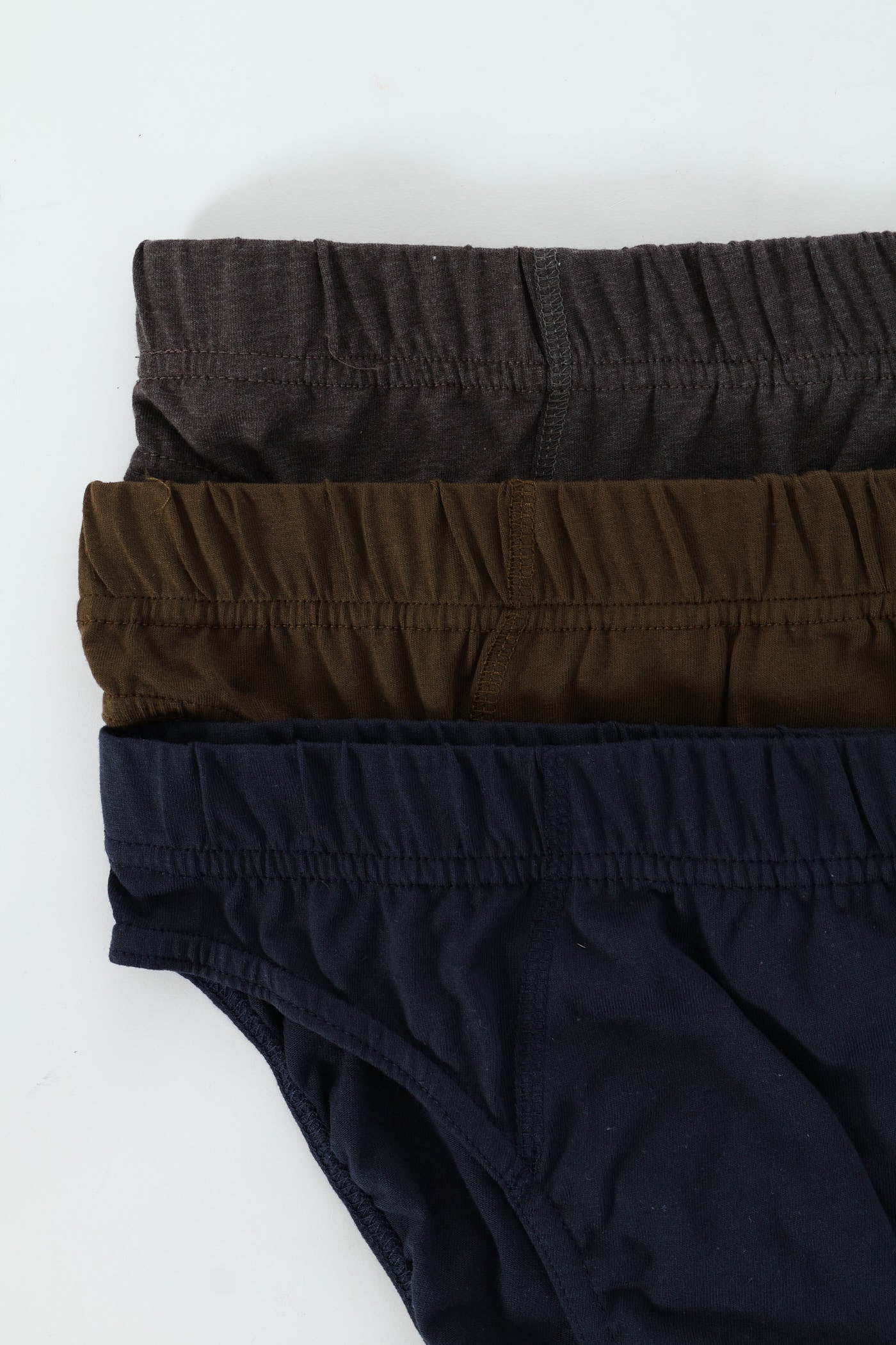 3 Pack Mini Briefs - Olive/Navy/Slate - Image 2