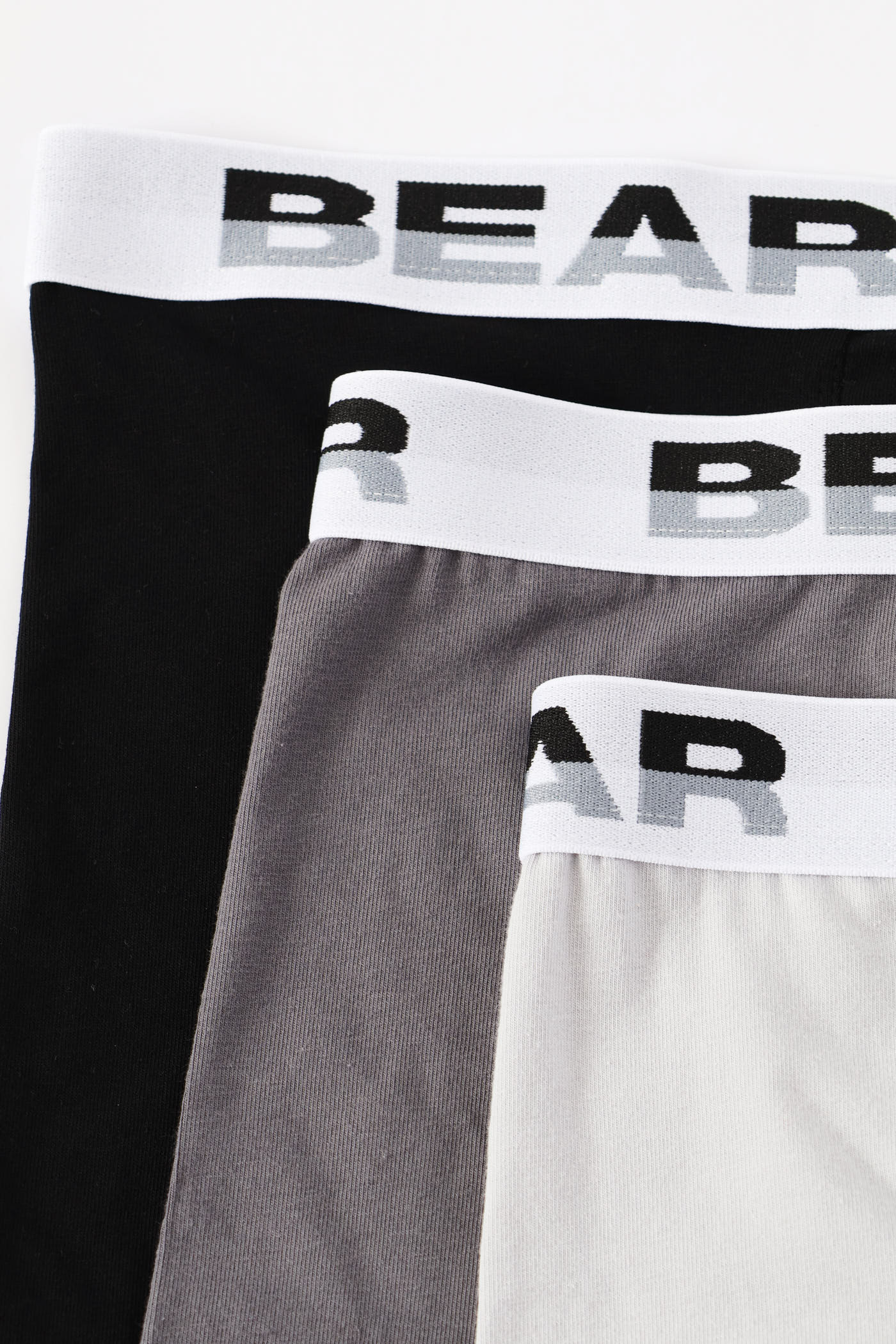 3 Pack Plain Core Bodyshorts - Grey/Black - Image 2