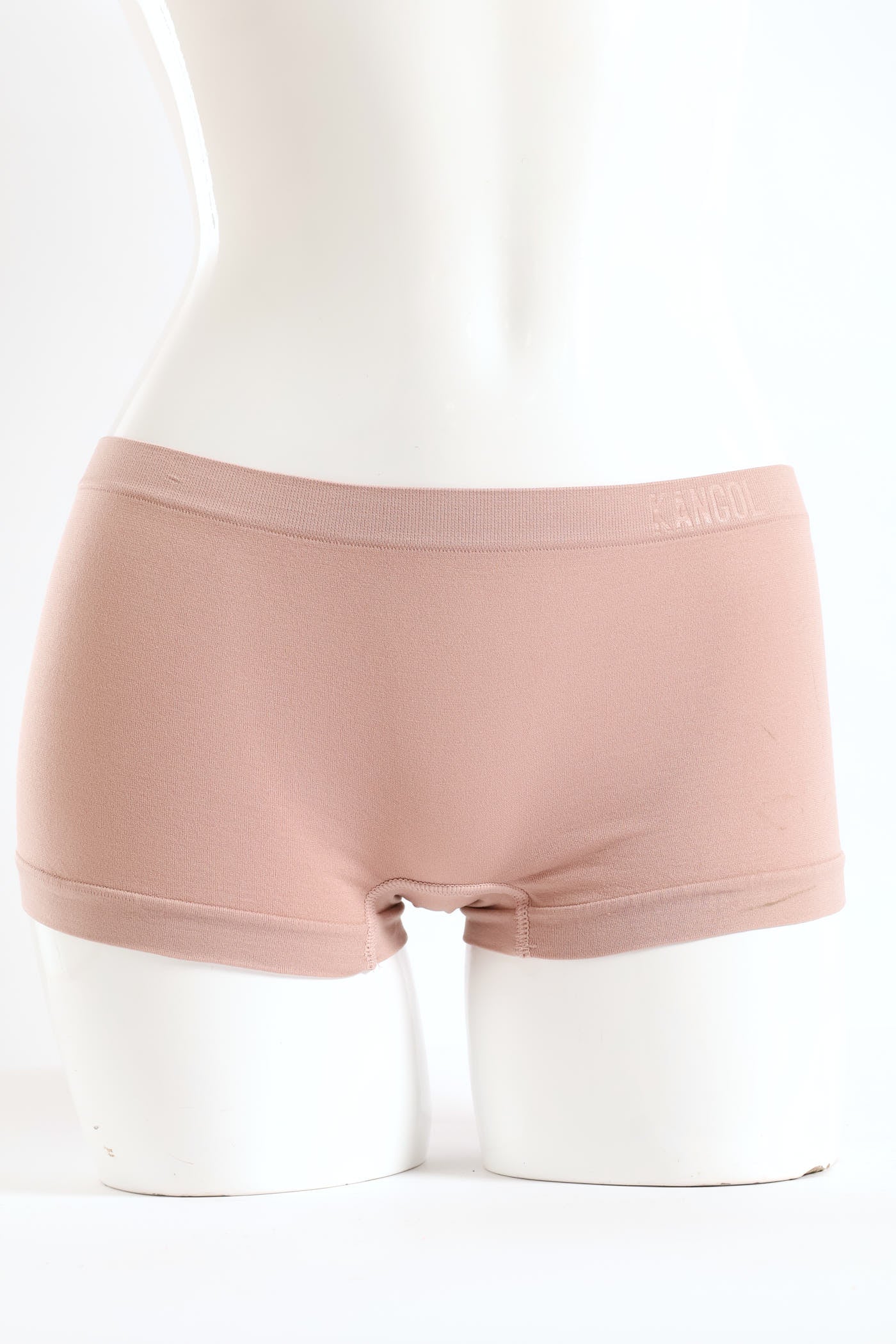 3 Pack Plain Seamless Boyleg Panties - Mauve/Sage/Nude - Image 3