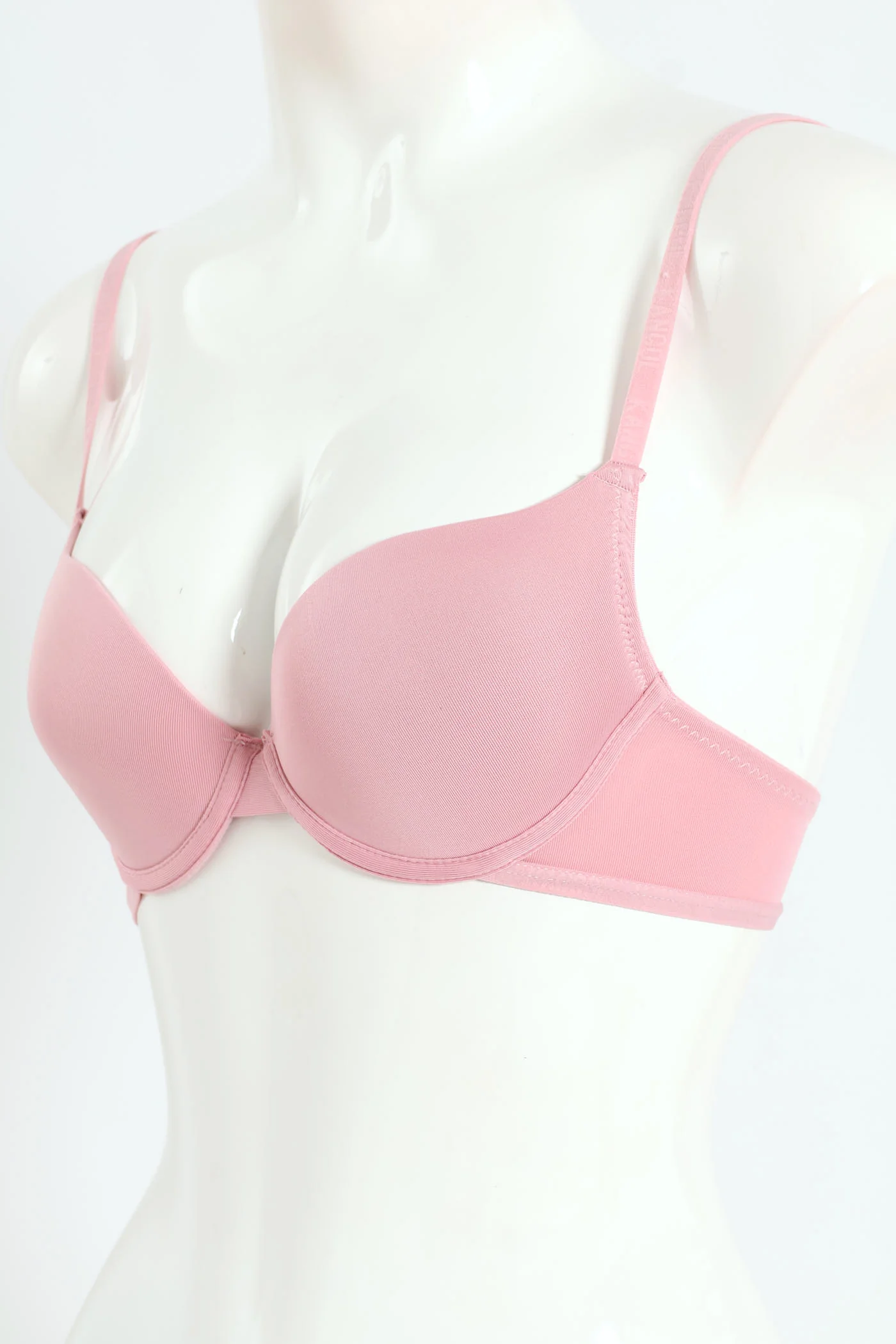 3 Pack Racerback T-Shirt Bra - Mocha/Pink/Off White - Image 6