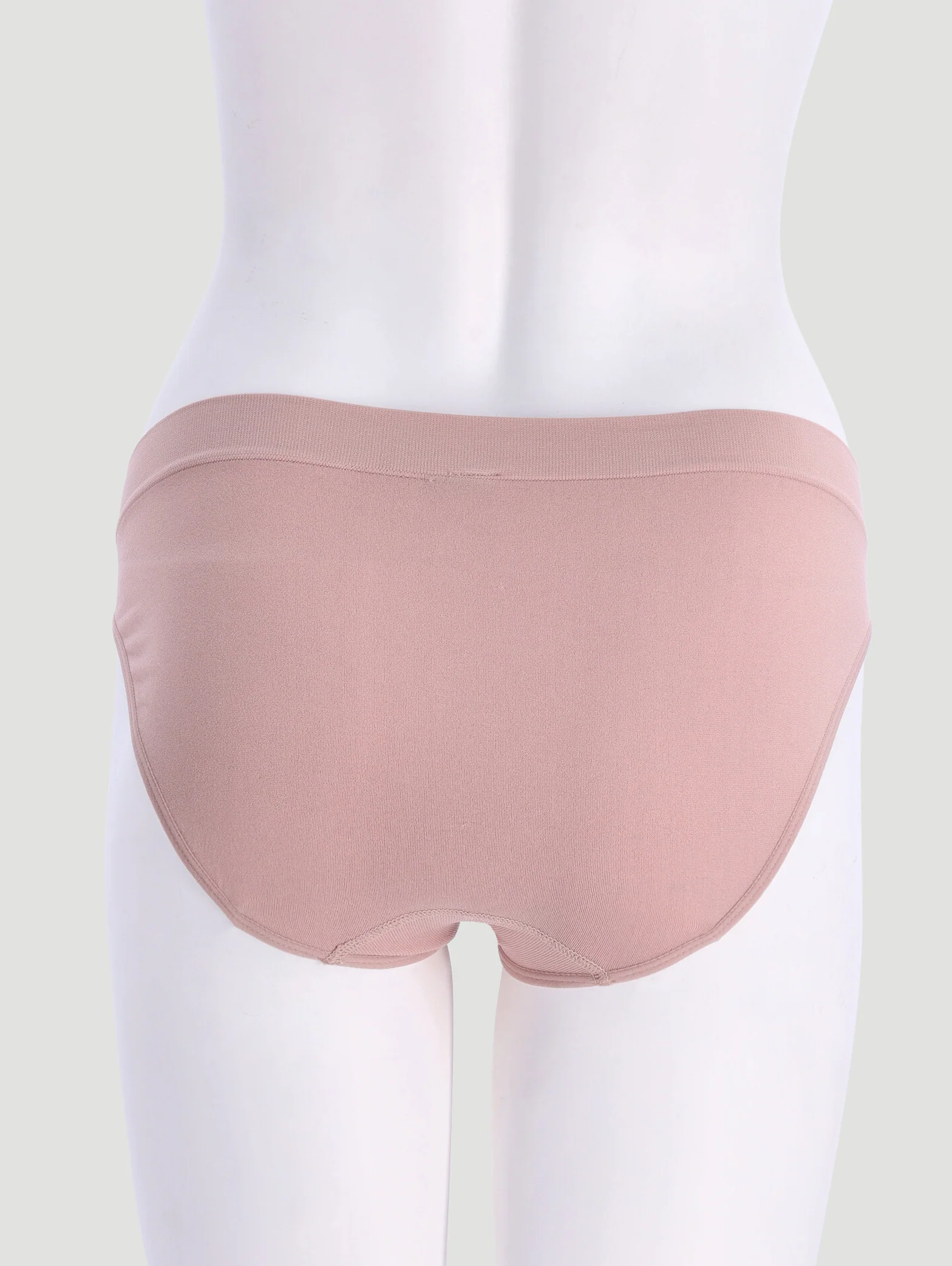 3 Pack Seamless Bikini Panties - Port/Rose/Black - Image 3