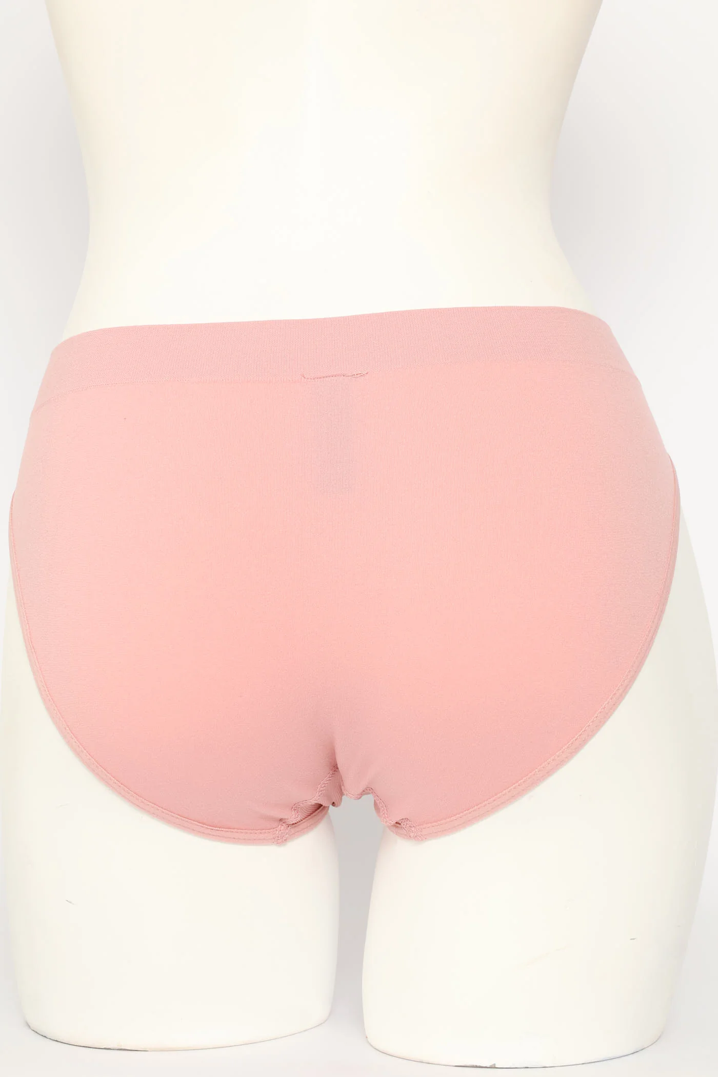 3 Pack Seamless Bikini Panties - Violet/Pink/Cream - Image 2