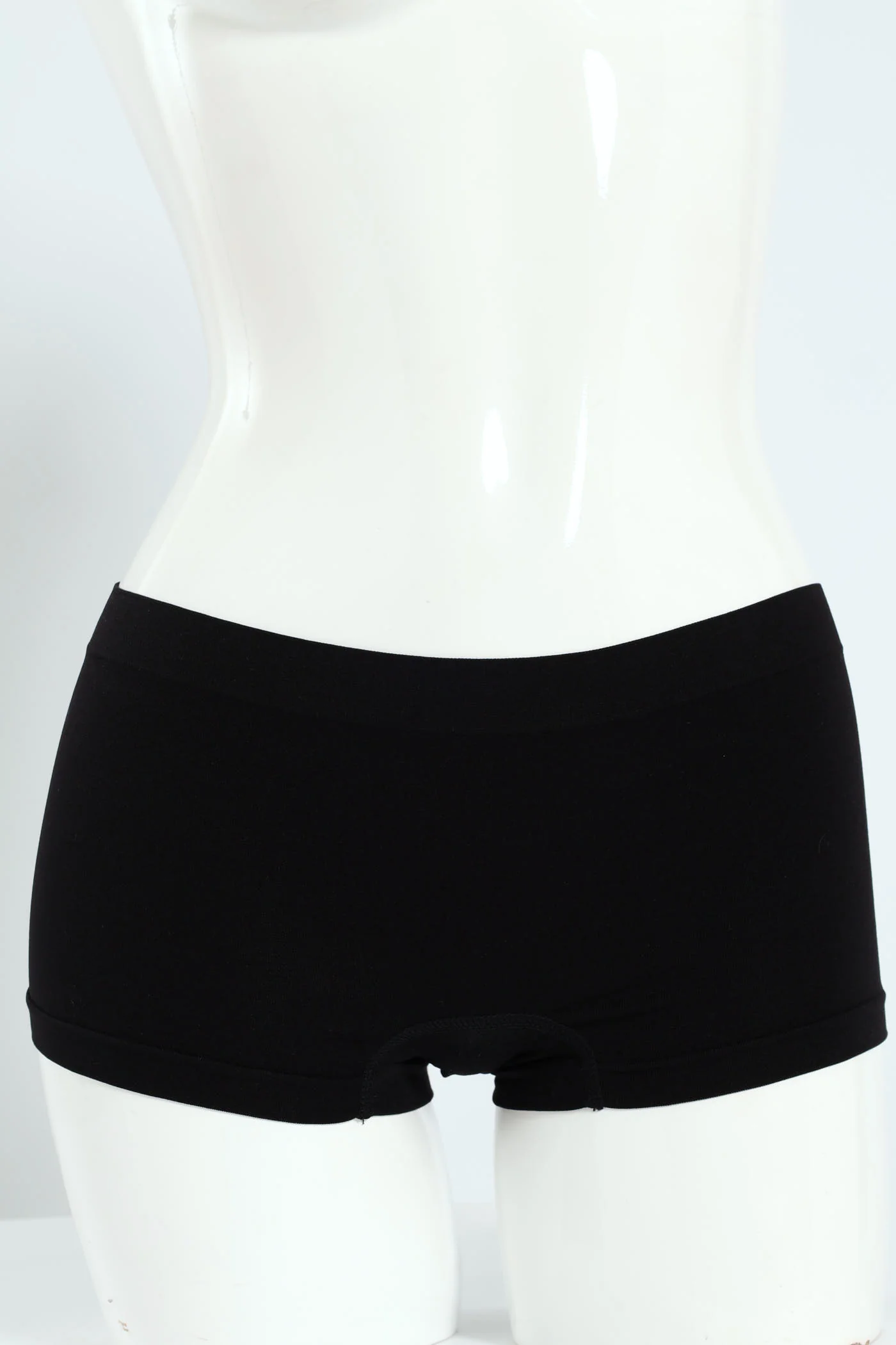 3 Pack Seamless Boyleg Panties - Rose/Black/Grey - Image 4