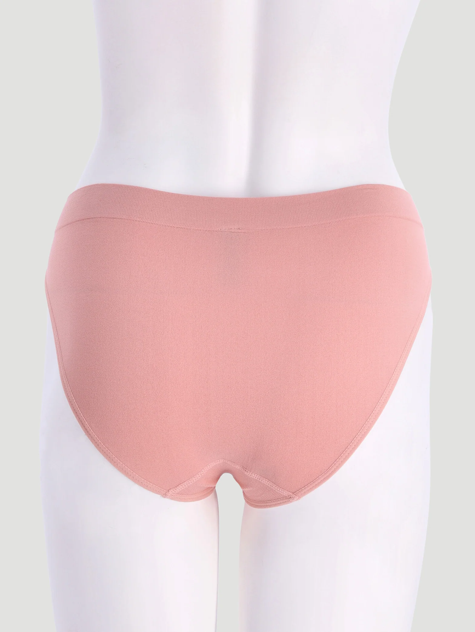 3 Pack Seamless Hi-Cut Panties - Sea/Tan/Tofu - Image 3