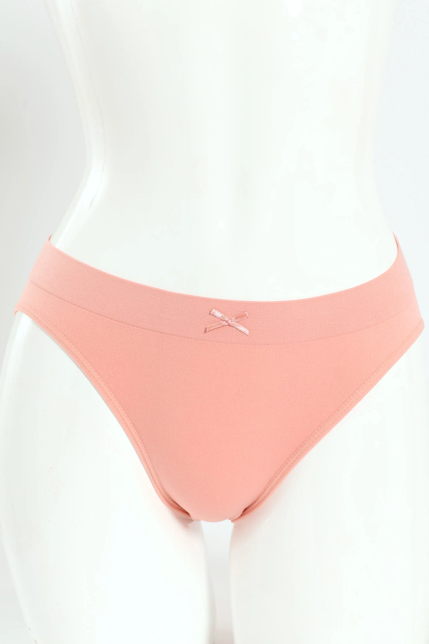 3 Pack Seamless Hi-Cut Panties - Sea/Tan/Tofu - Image 6
