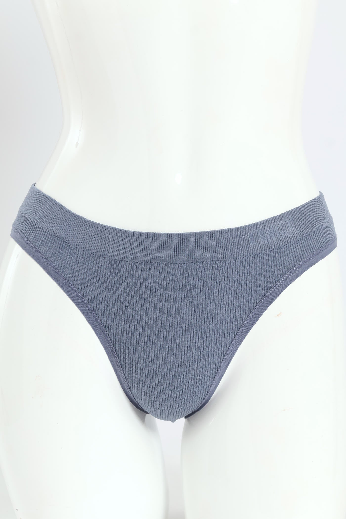 3 Pack Seamless Thong Panties - Blue/Raspberry/Black - Image 3