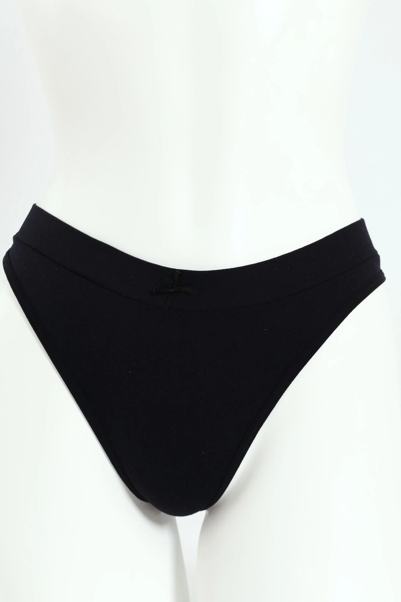 3 Pack Seamless Thong Panties - Lavender/Goat/Black - Image 6