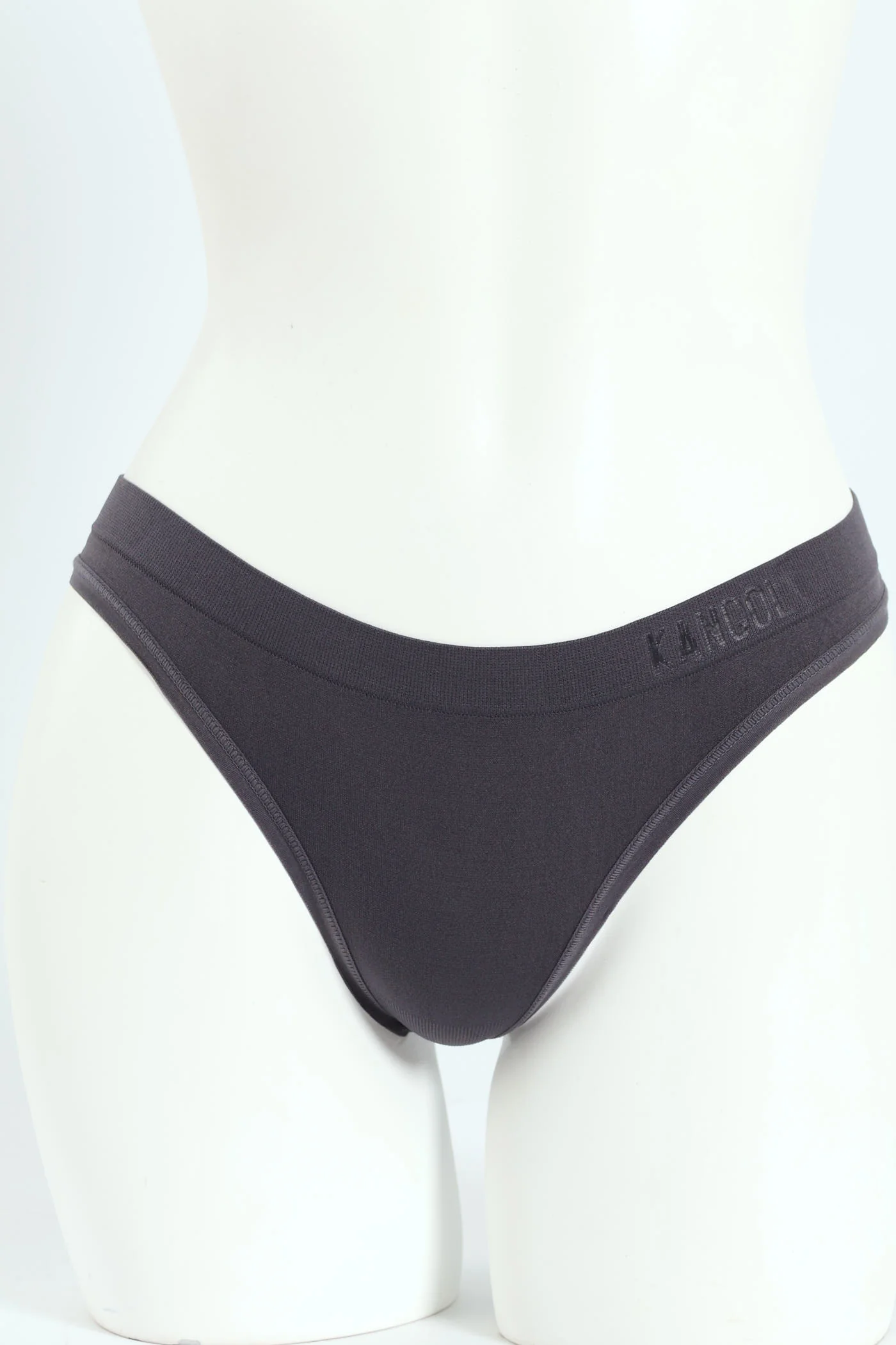 3 Pack Seamless Thong Panties - Mauve/Indigo/Excalibur - Image 3